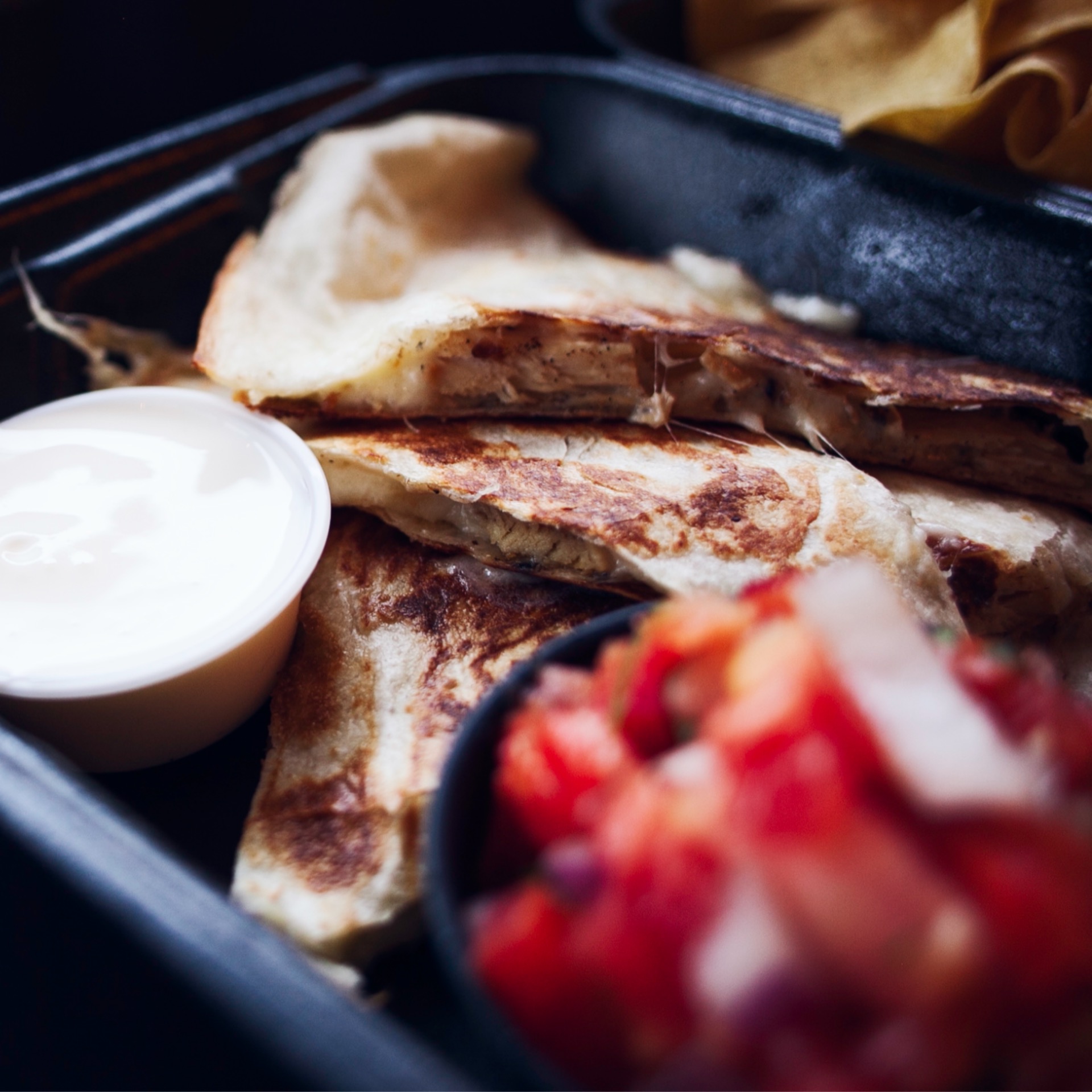 Chicken Bacon Ranch Quesadilla!!