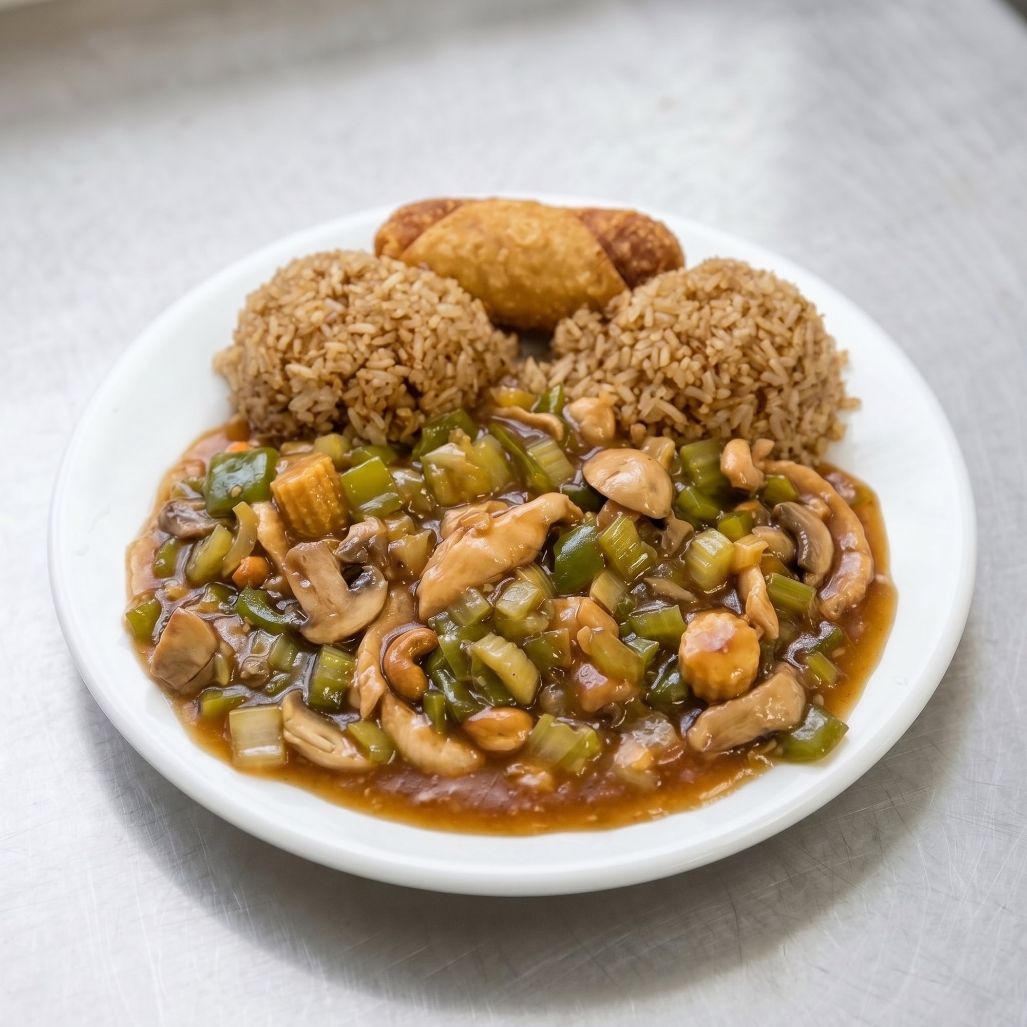 Cashew Chicken Combination Dinners