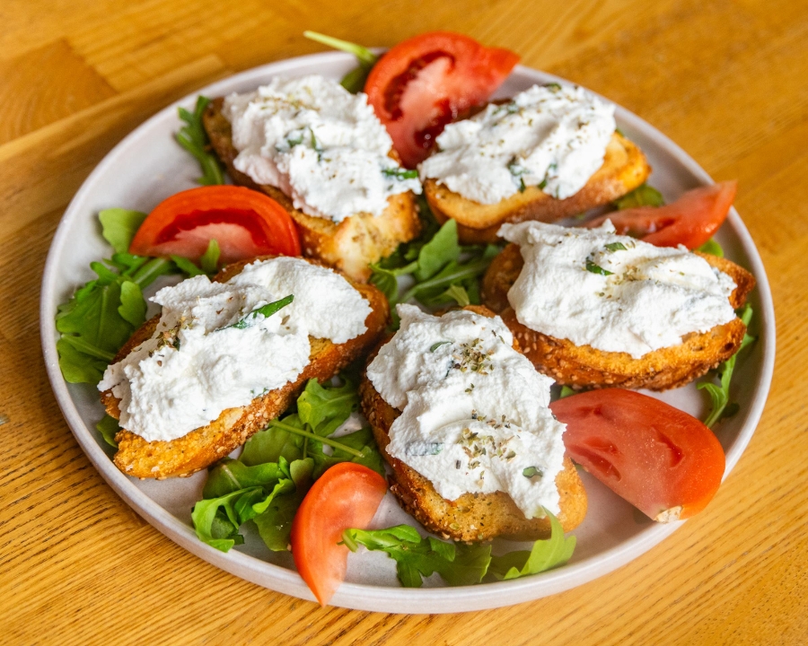 Crostini with Whipped Ricotta