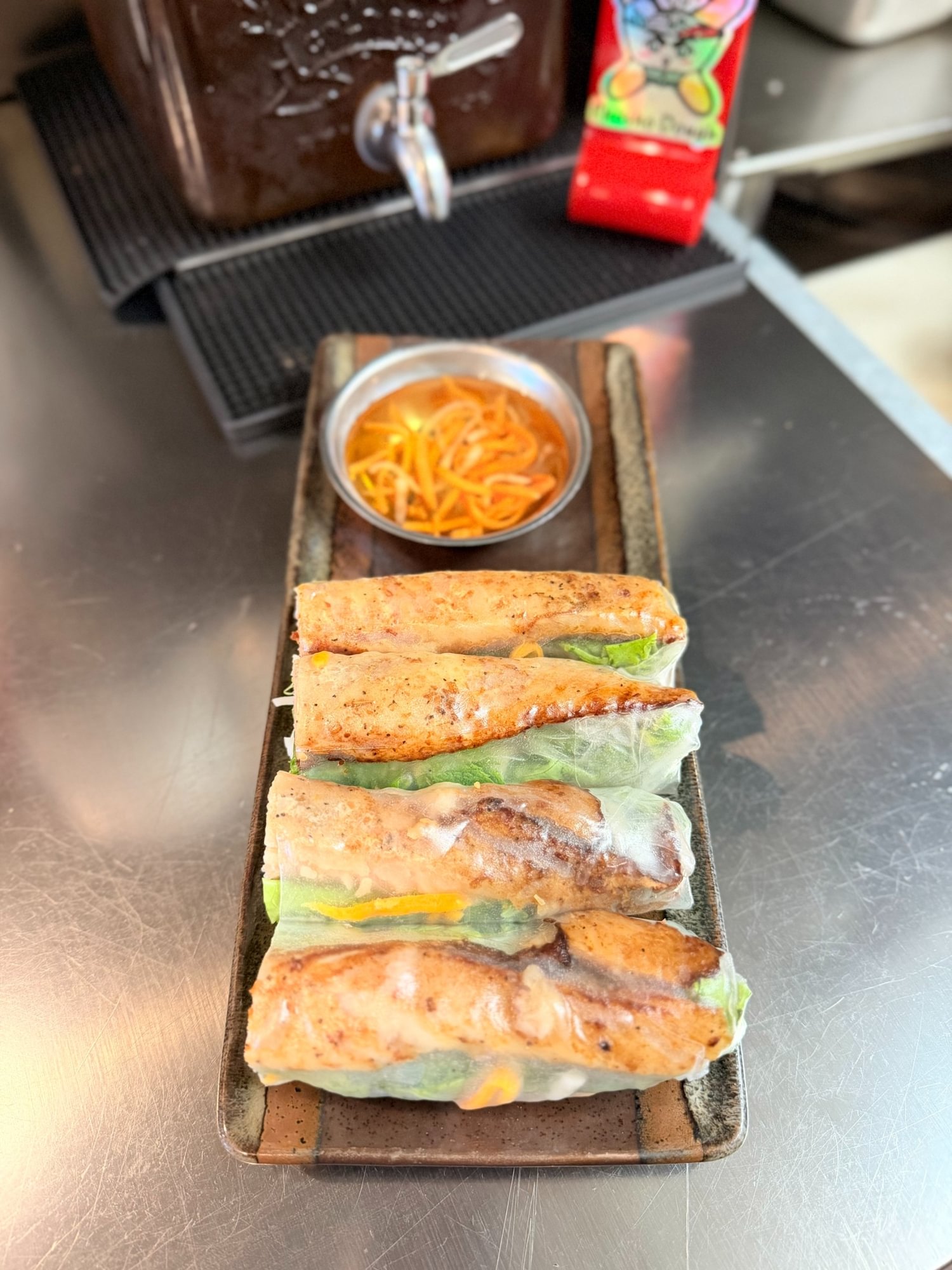 Grilled Fish Spring Rolls (Gỏi cuốn CÁ Nướng)