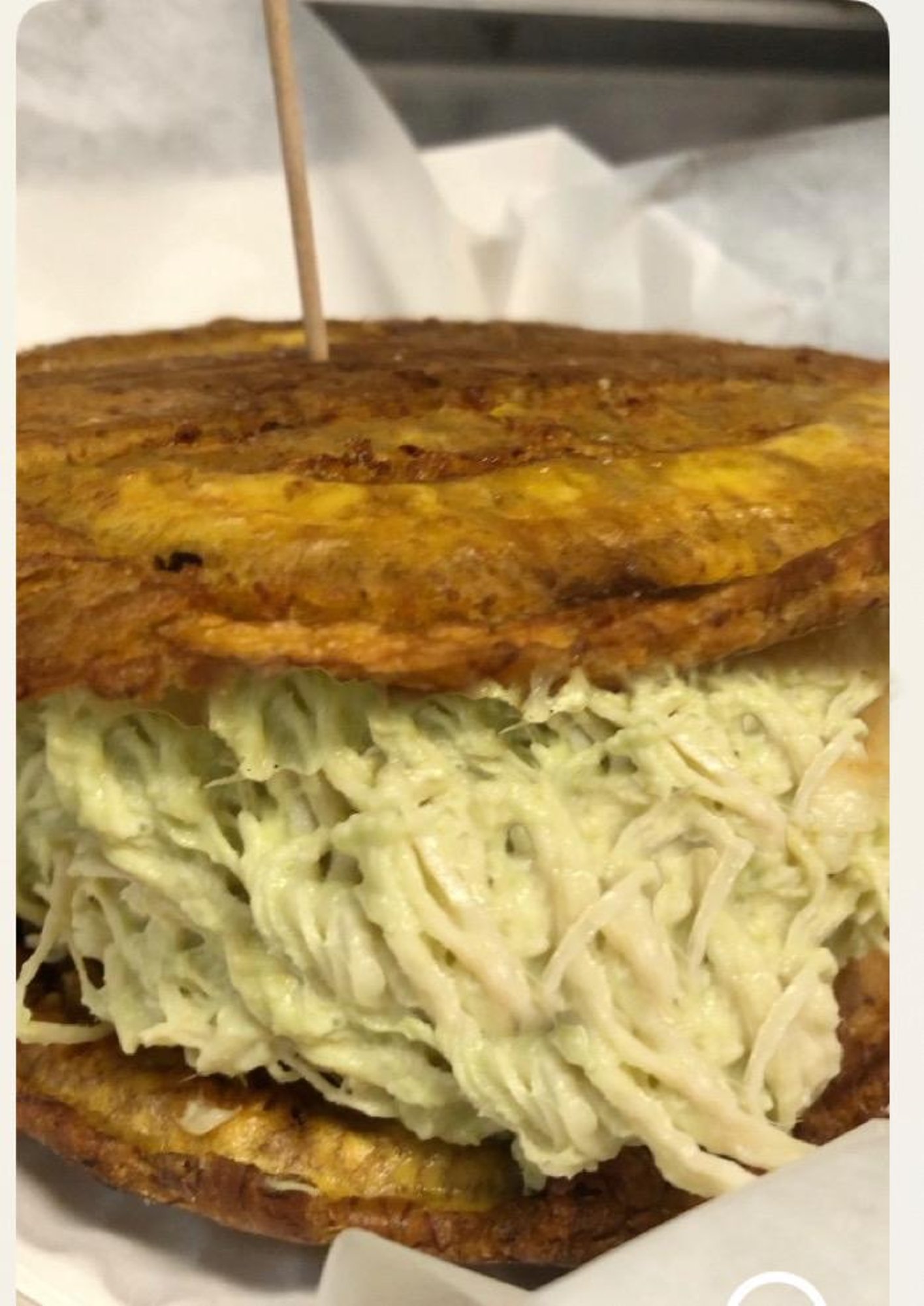 Patacon Pepiado/Chicken&Avocado Cream