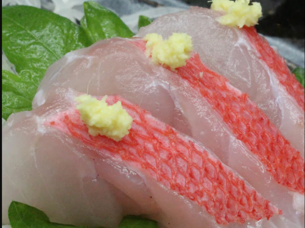 Golden Eye Snapper Sashimi