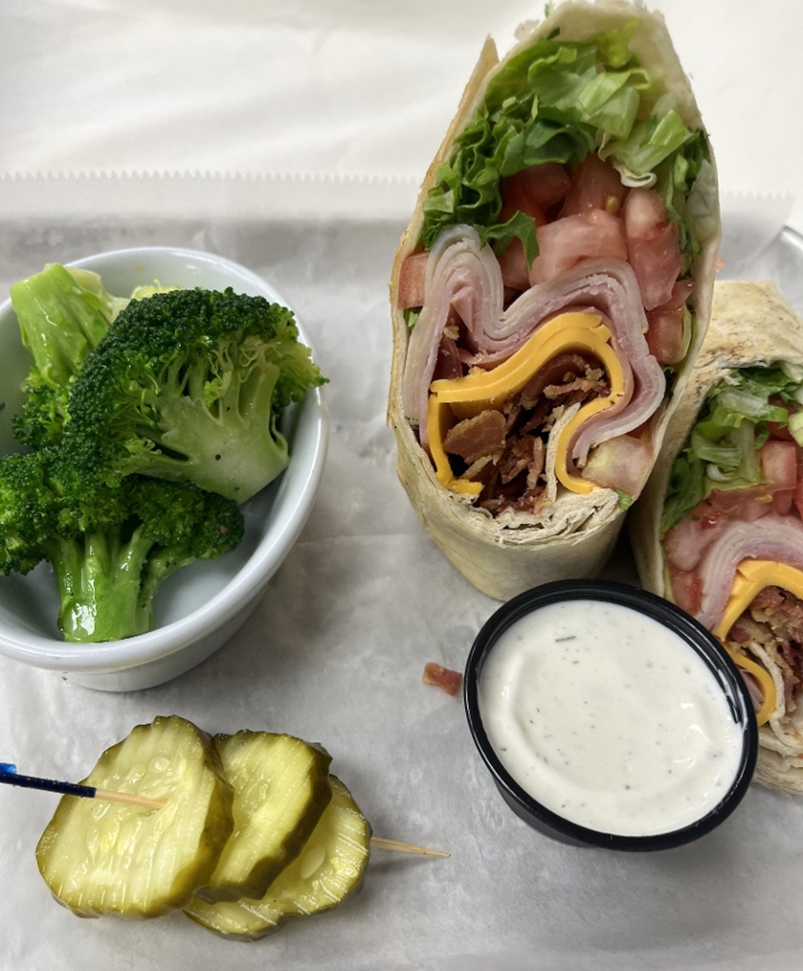 Ham & Turkey Club Wrap