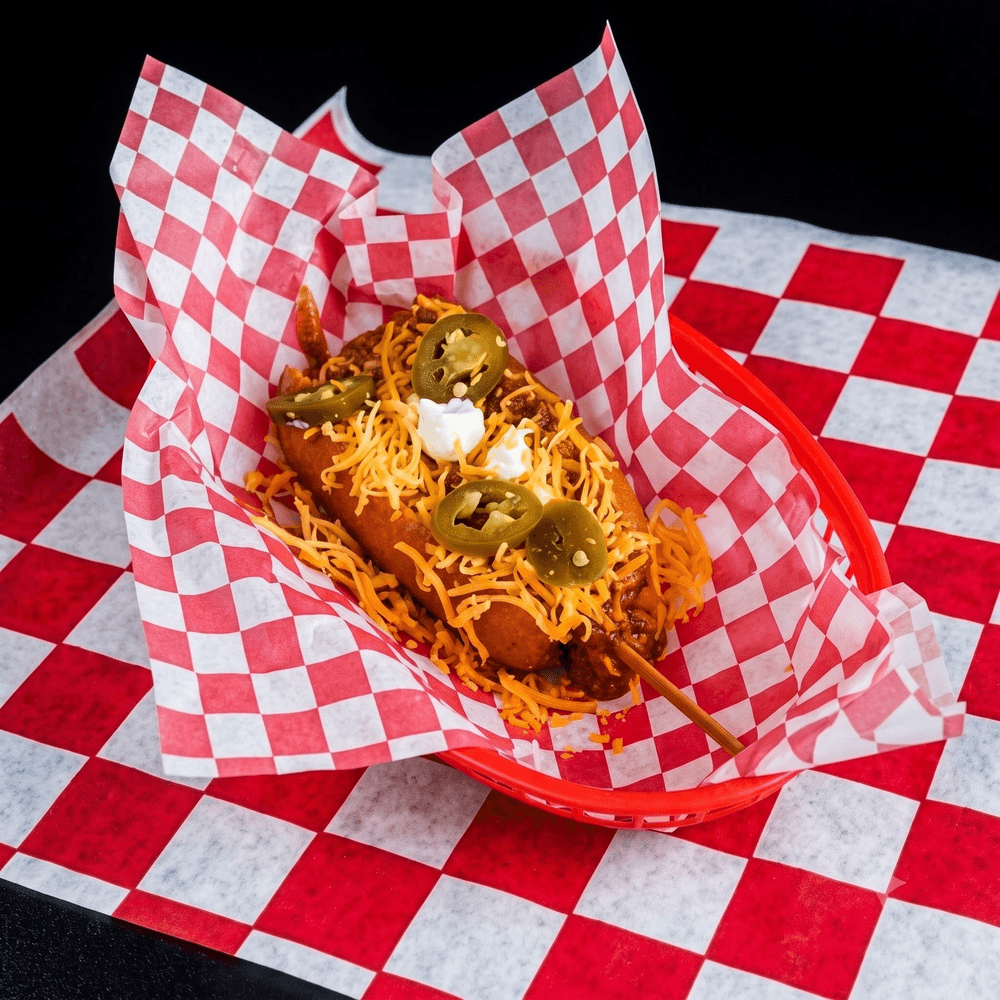 Chili Cheese Corn Dog