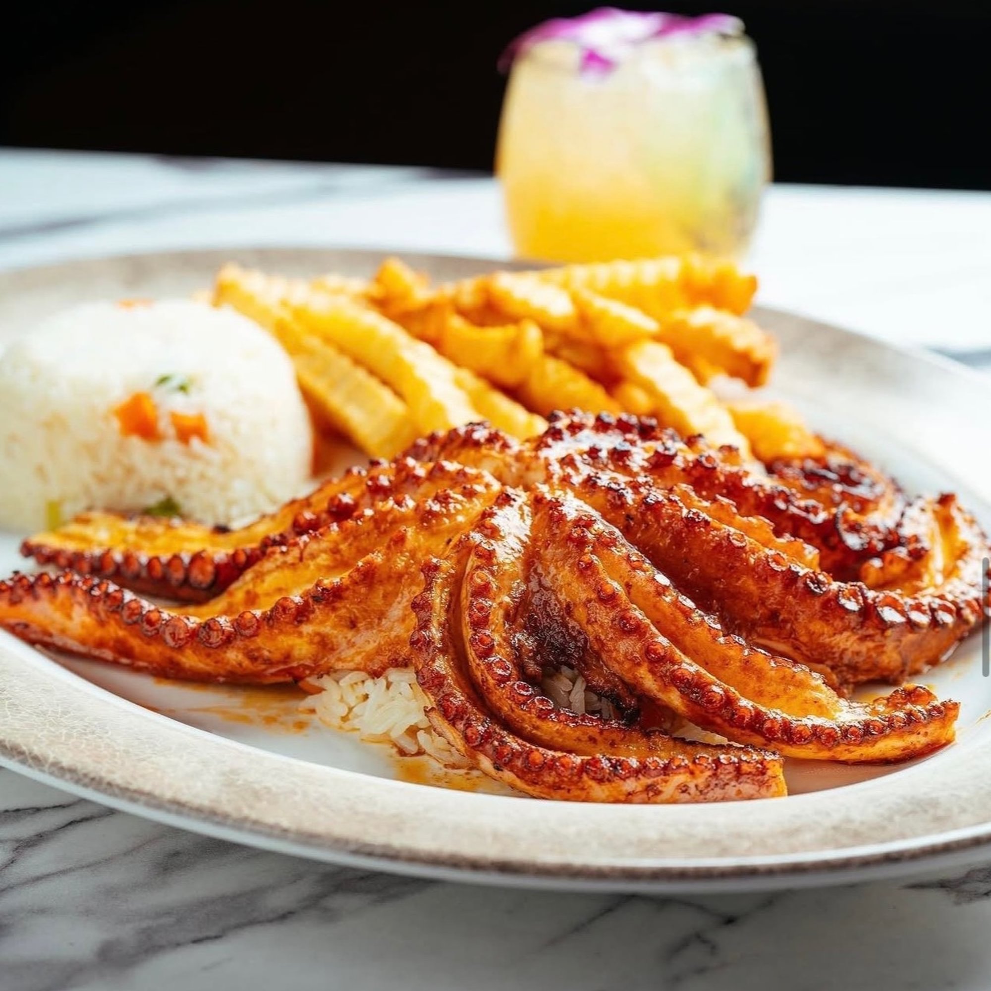 Pulpo Zarandeado