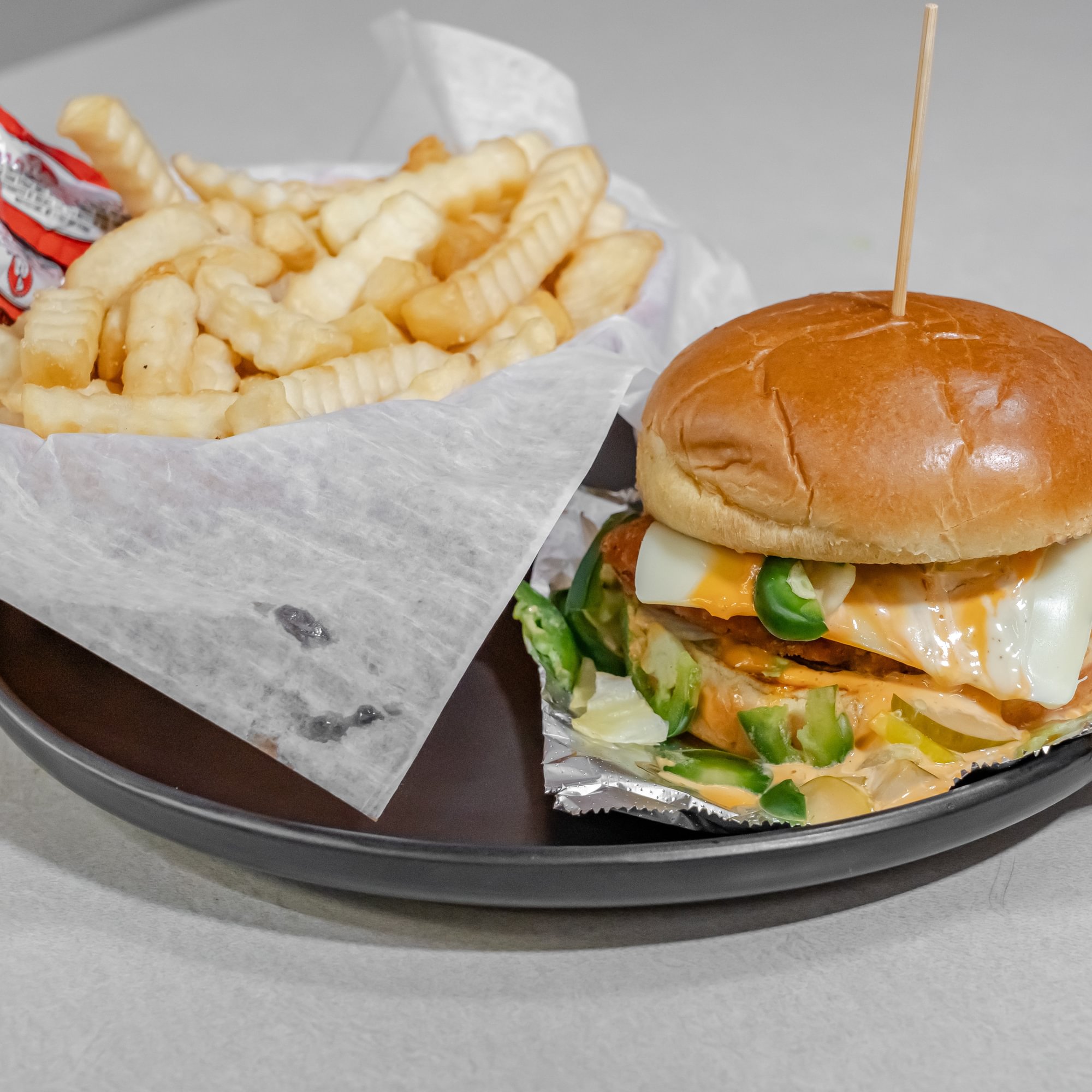 Spicy Chicken Jalapeño Burger
