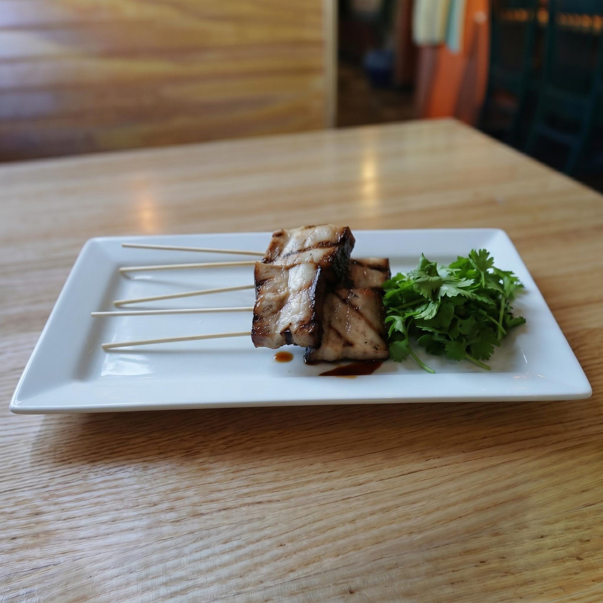 Grilled Pork Belly Skewers