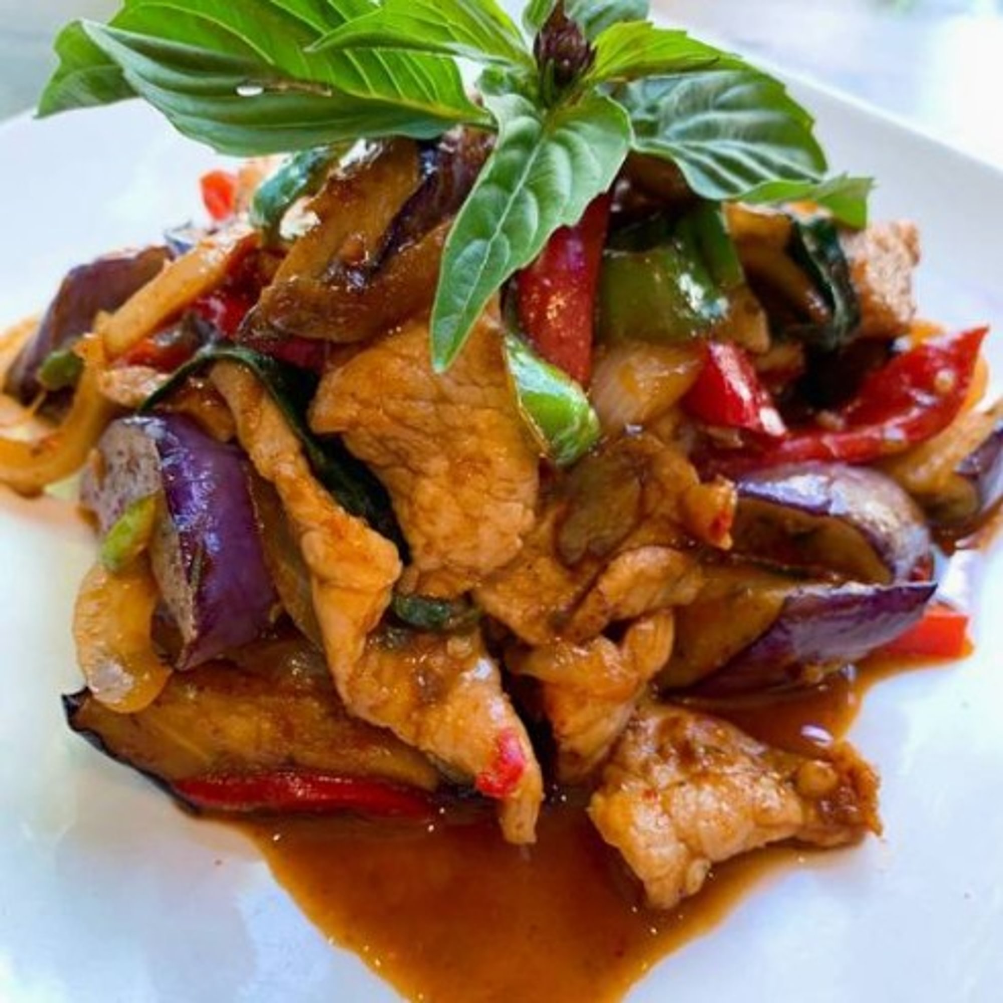Eggplant Basil