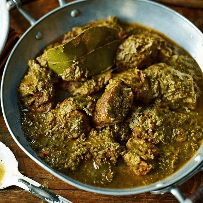Chicken, Beef, Lamb or Goat Saag