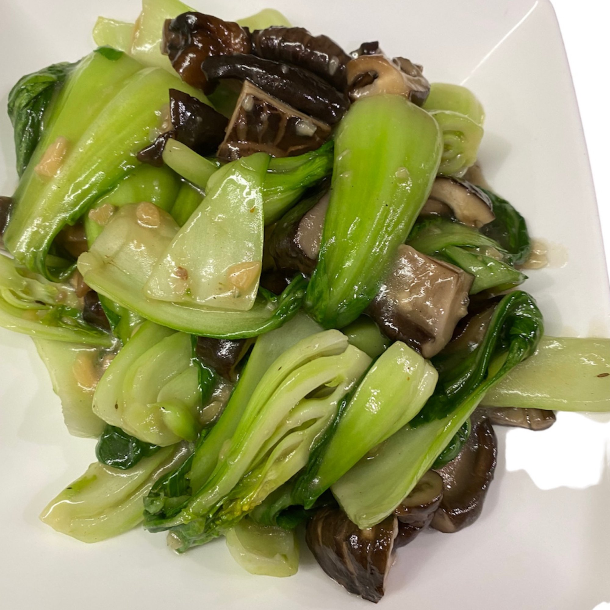 Baby Bok Choy with Black Mushroom