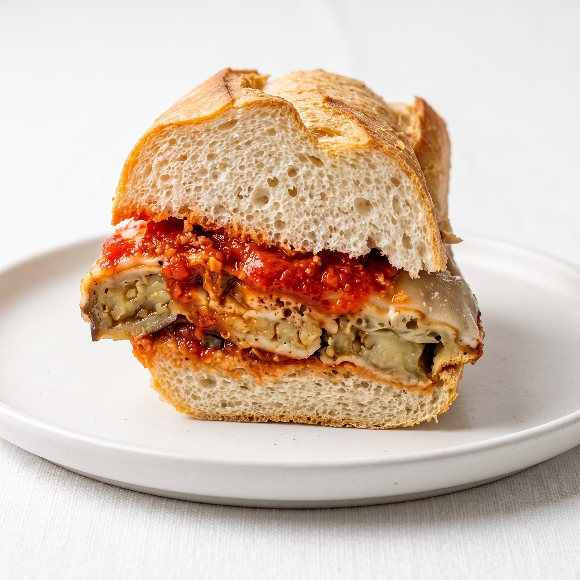 Eggplant Parmigiana Hero Special