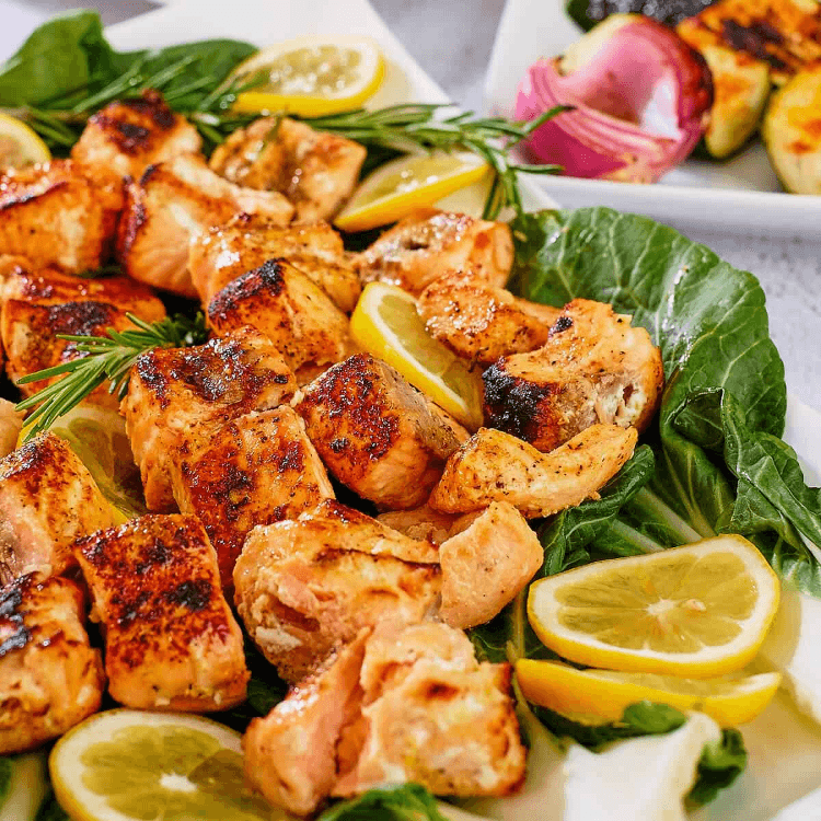 Grilled Salmon Kabob