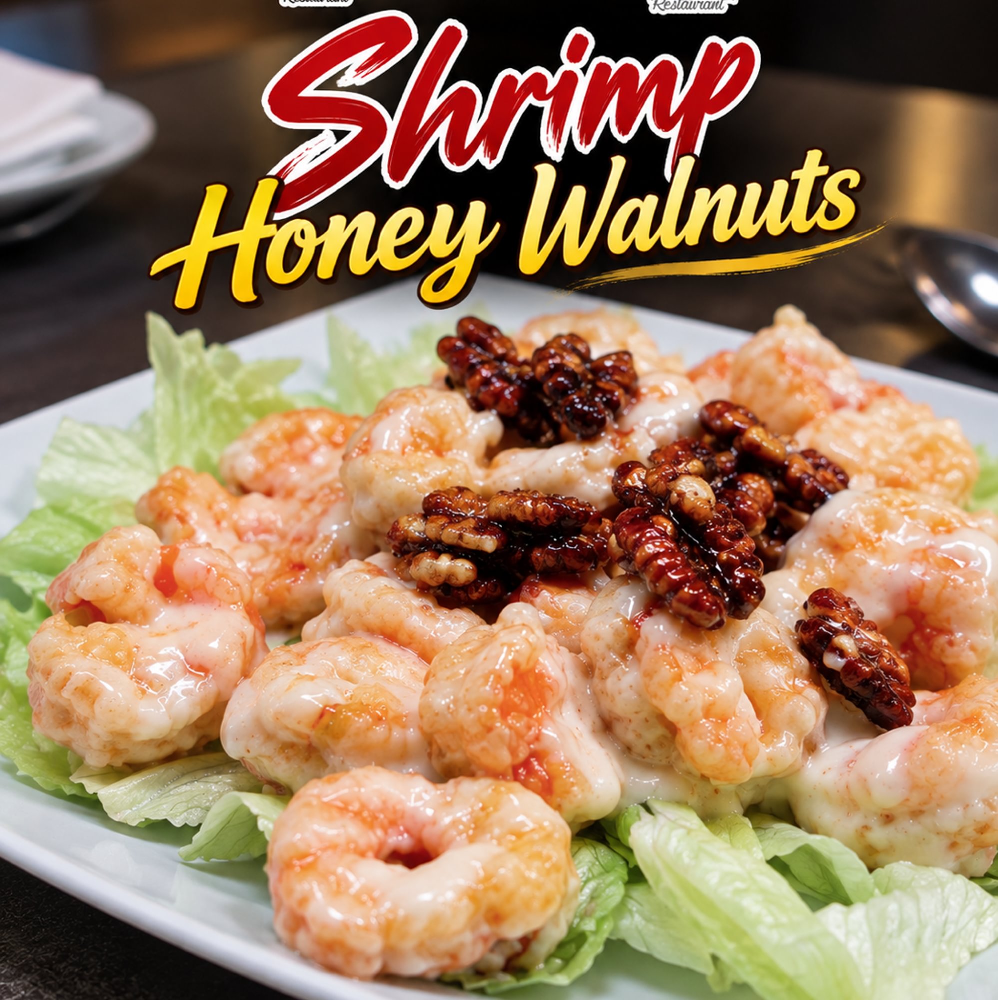 Shrimp with Honey Walnuts Specialty