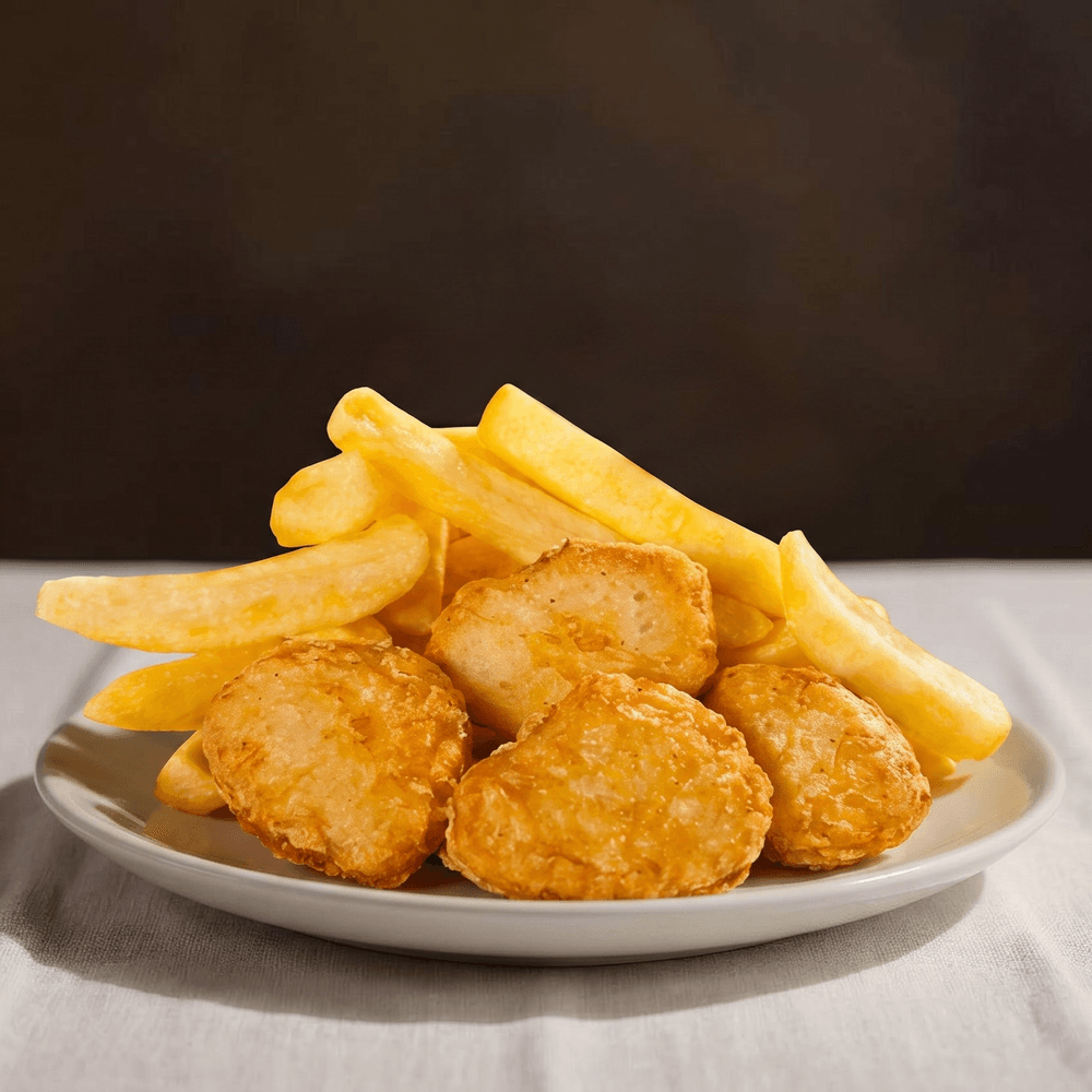 Kids Nuggets con Papitas Fritas