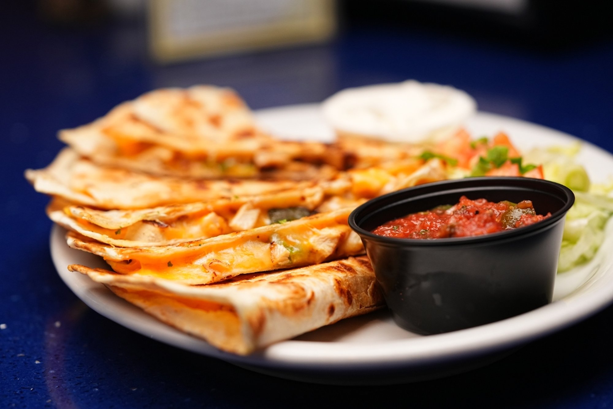 Roasted Jalapeno & Chicken Quesadilla