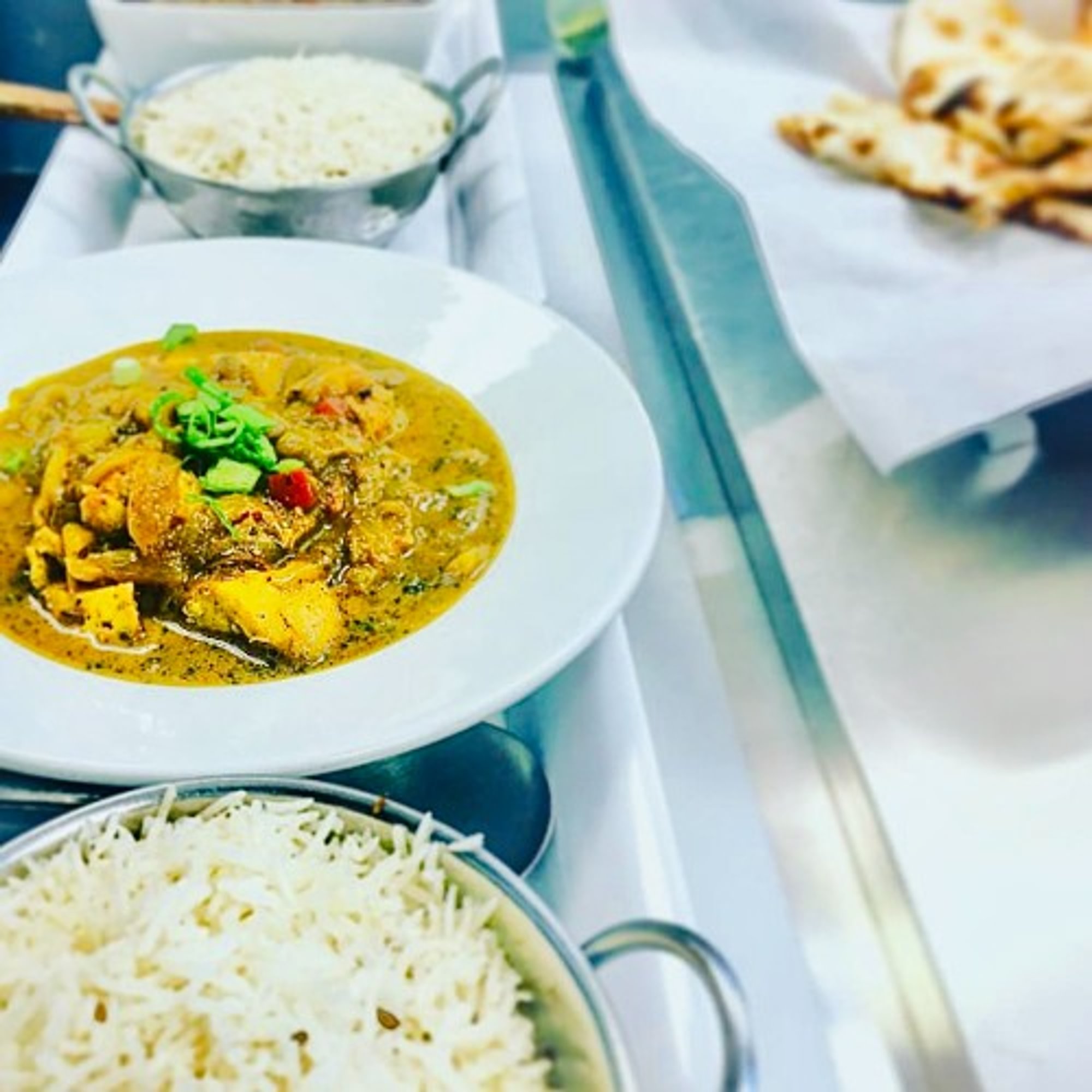 House Curry w/Rice and Classic Naan