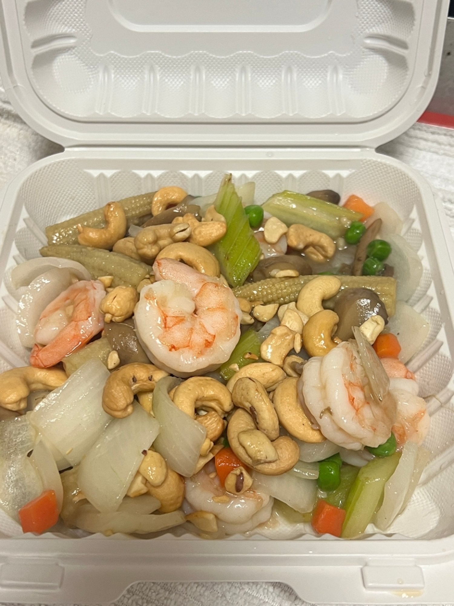 腰果虾 61.Shrimp with Cashew Nuts