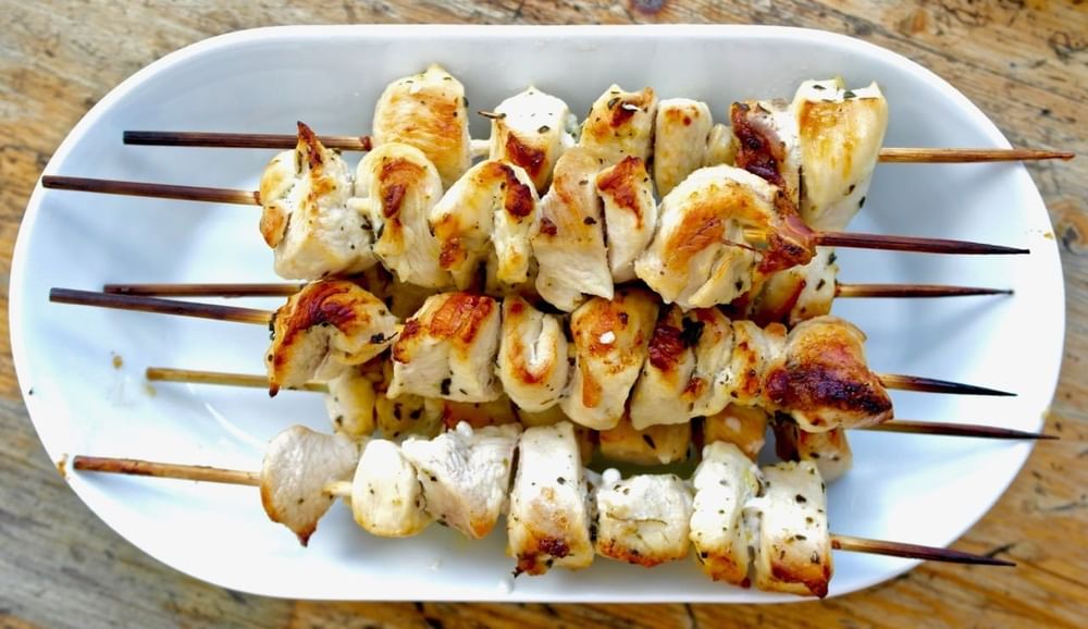 Kids Chicken or Pork Souvlaki