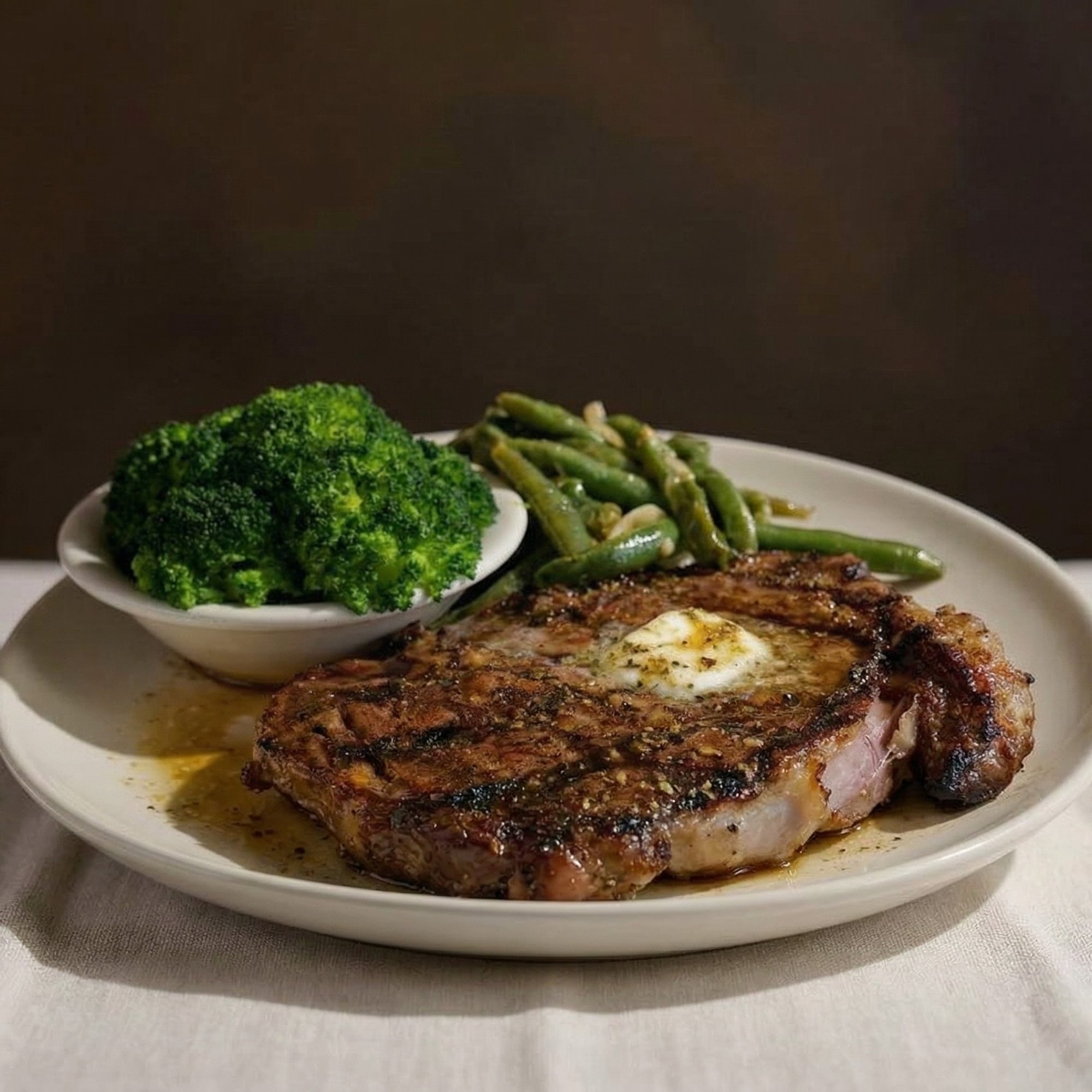 Broiled Rib Eye (16 oz)