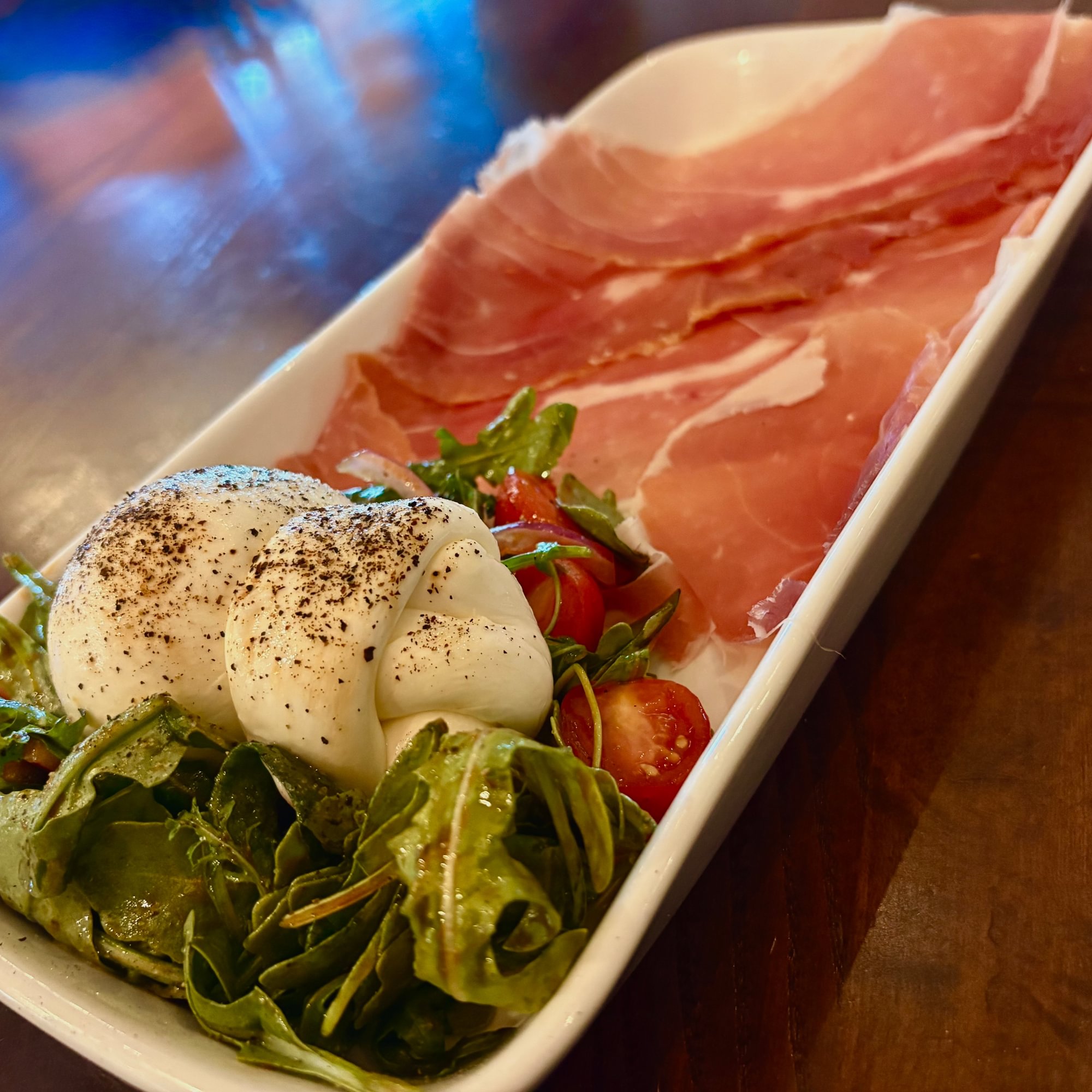 Burrata & Prosciutto.