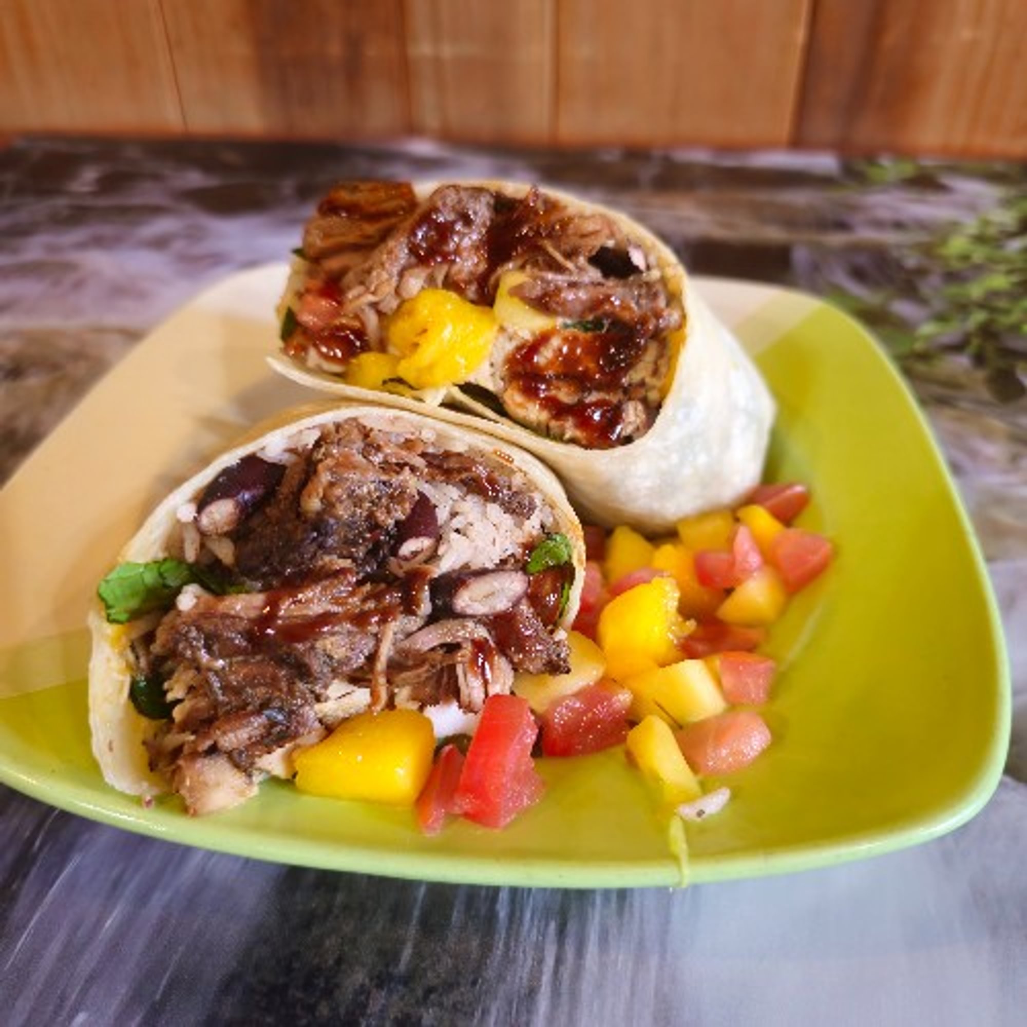 Jerk Beef Wrap