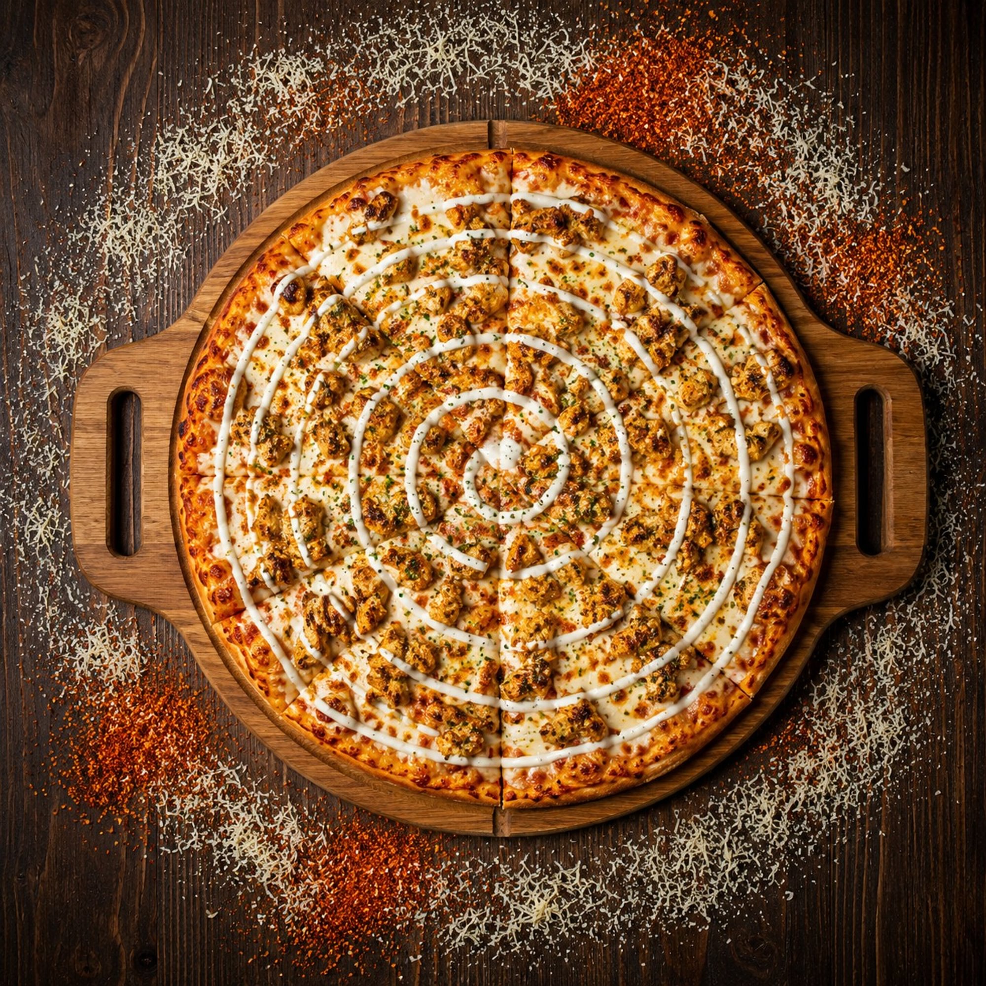 Buffalo Chicken Flatbread