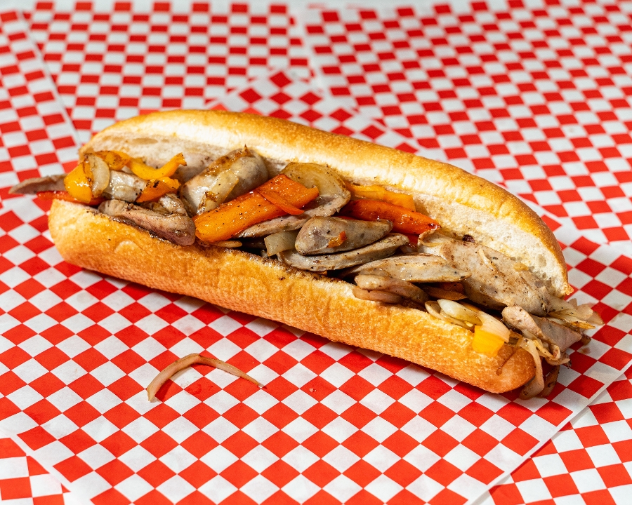Sausage, onion, peppers
