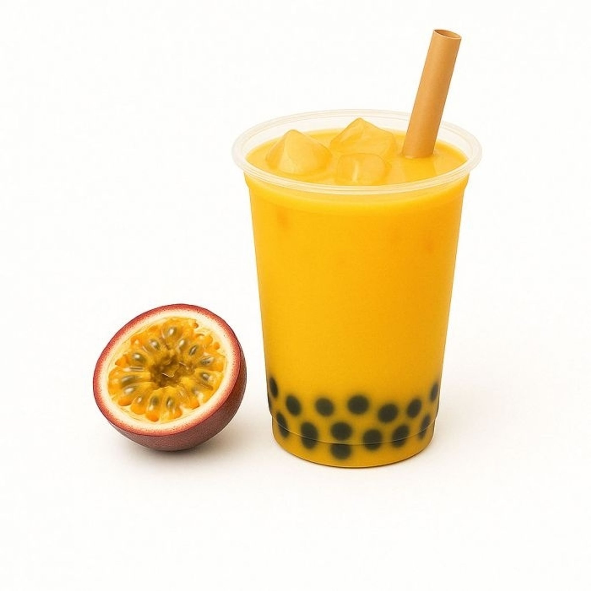 Passionfruit Milk Tea