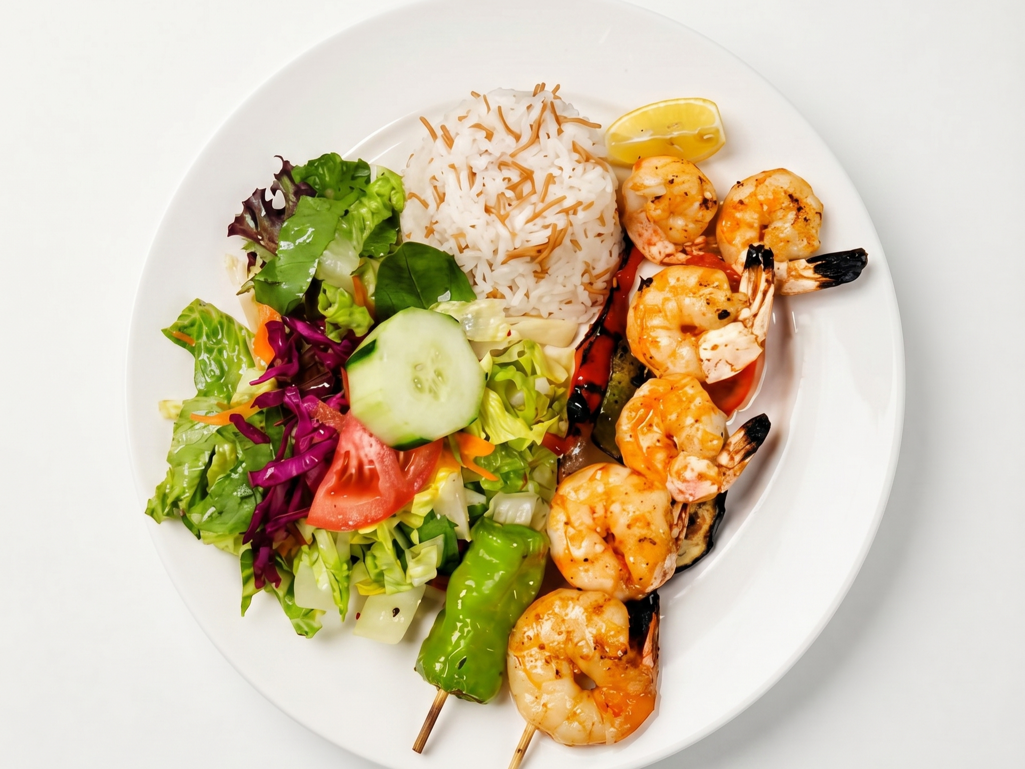 Shrimp Shish Entree