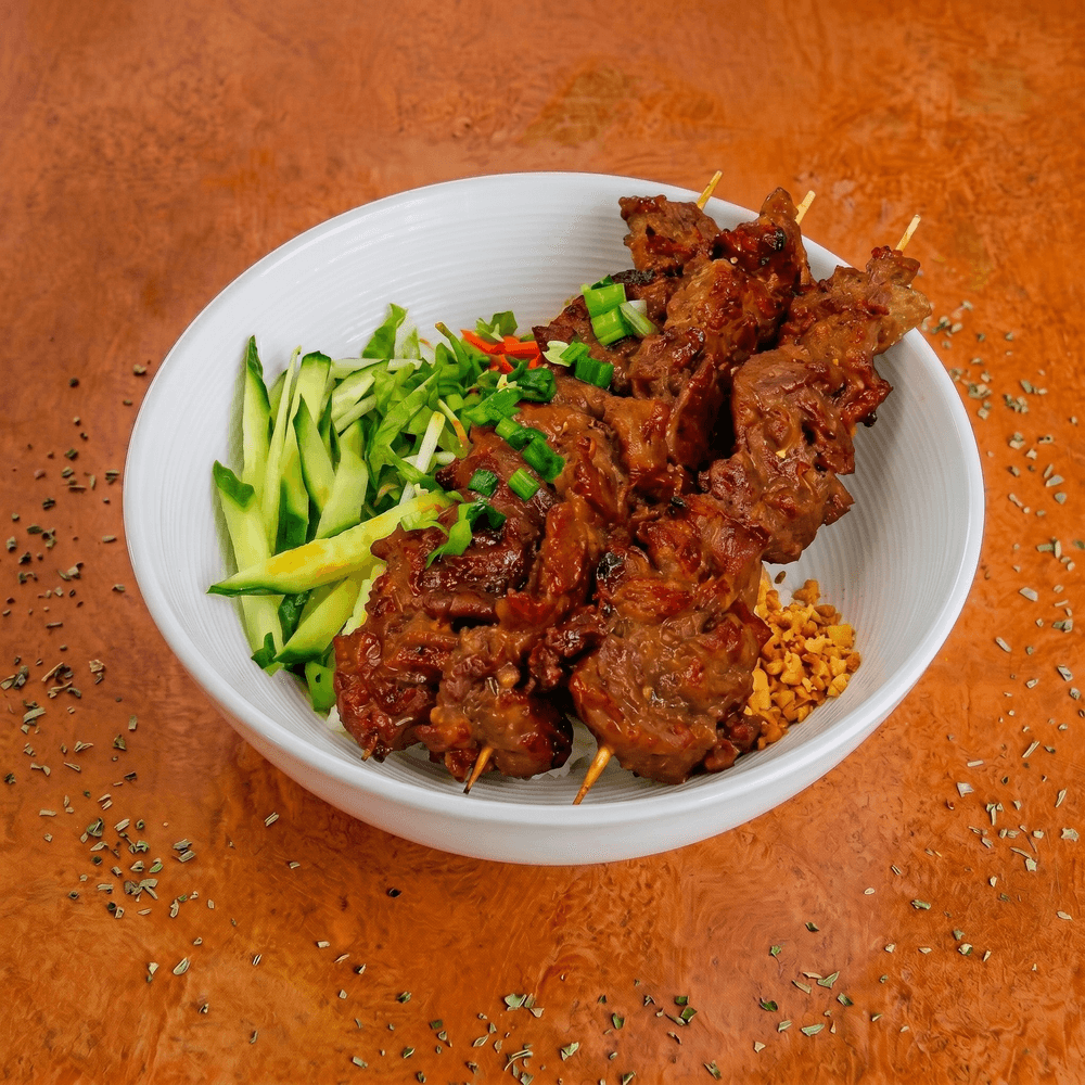 Grilled Pork With Vermicelli Noodles