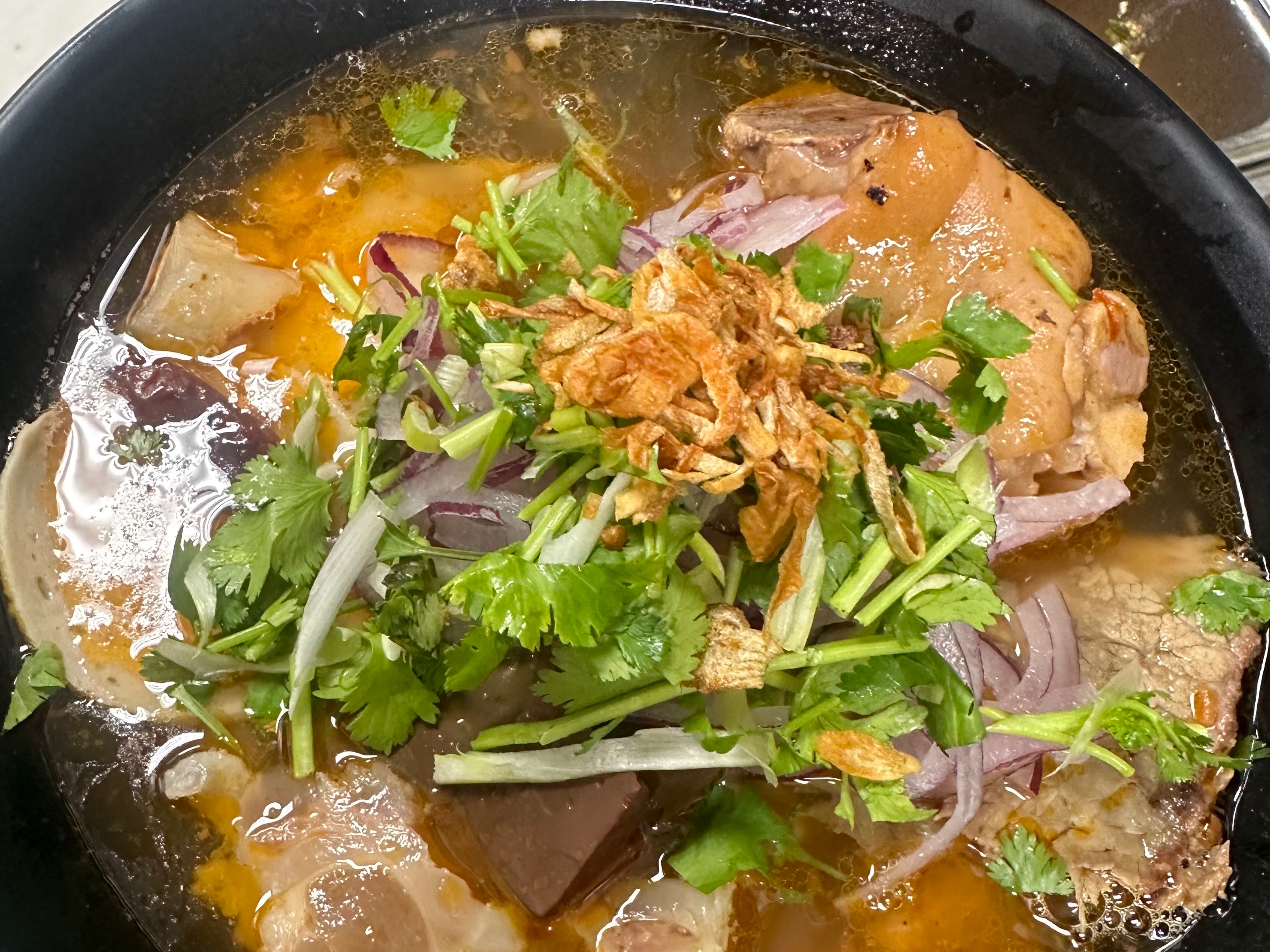T1. Spicy Beef Noodle Soup (Bún Bò Huế)