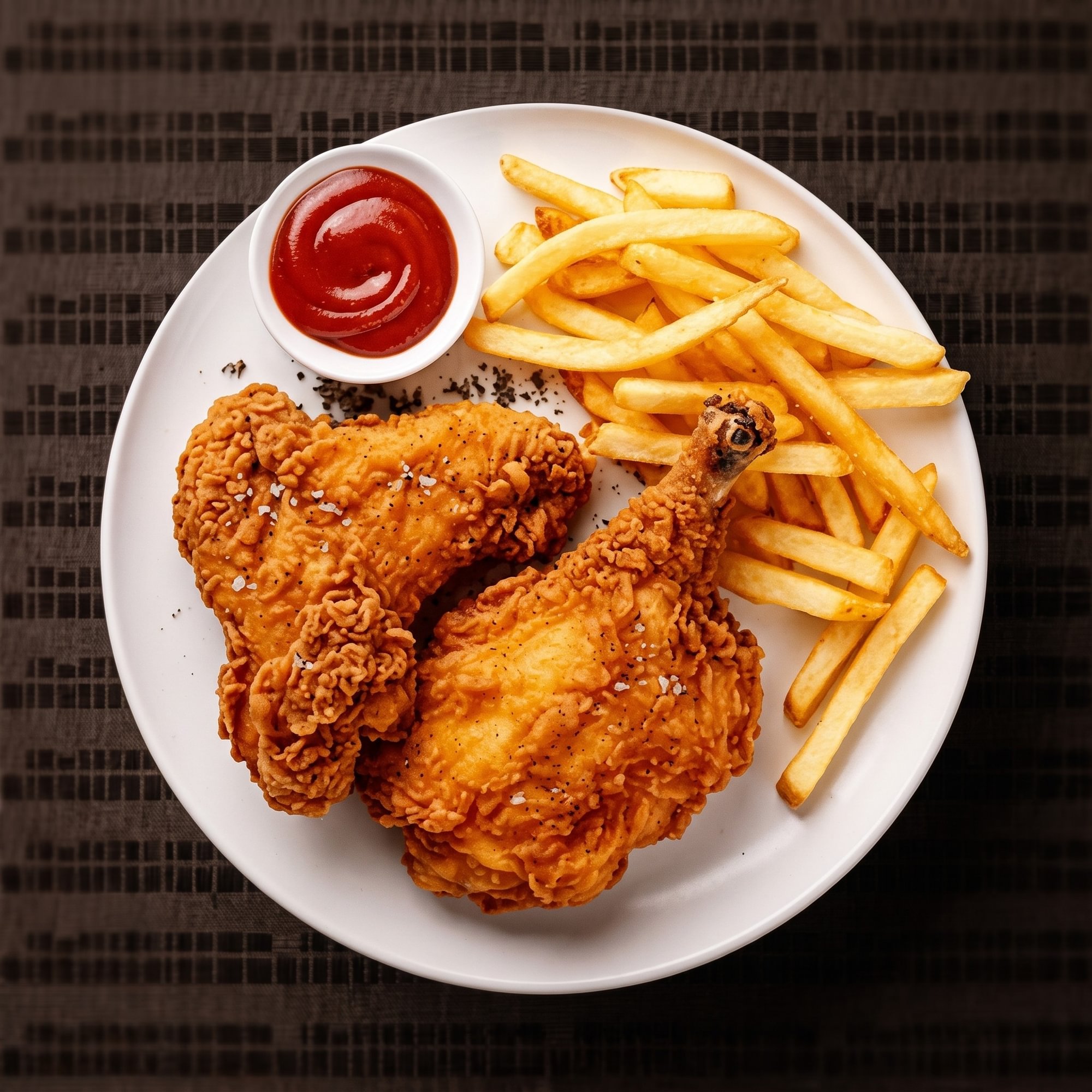 Fries and Chicken