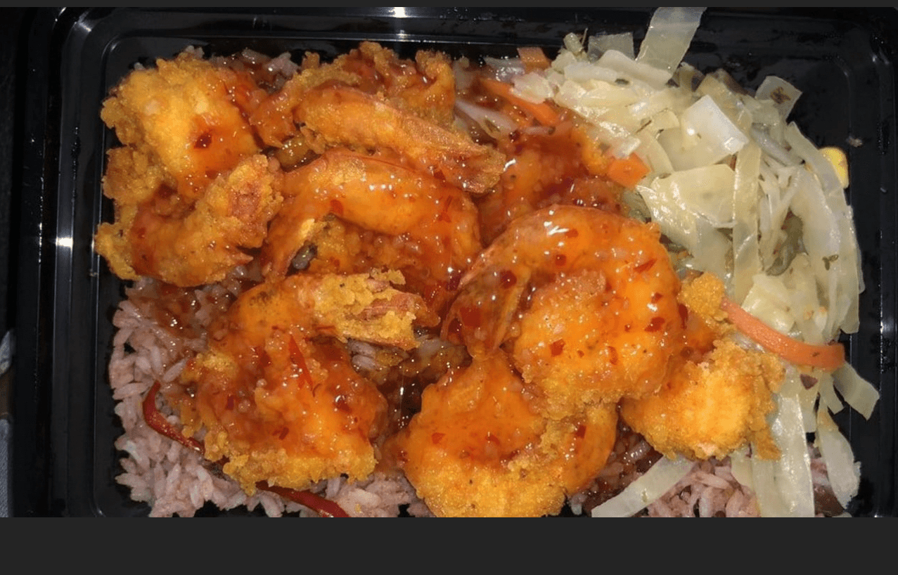 Medium Sweet Chili Shrimp Meal