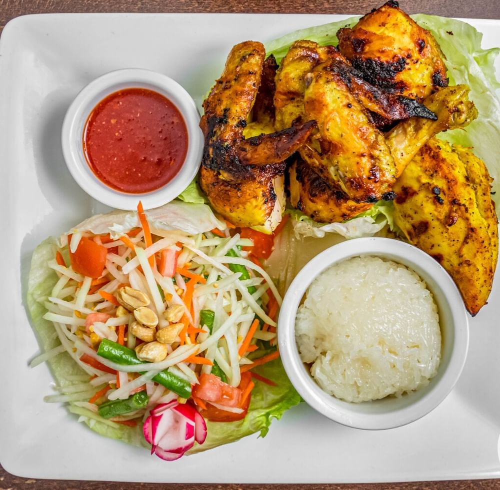 BBQ Chicken with Sticky Rice