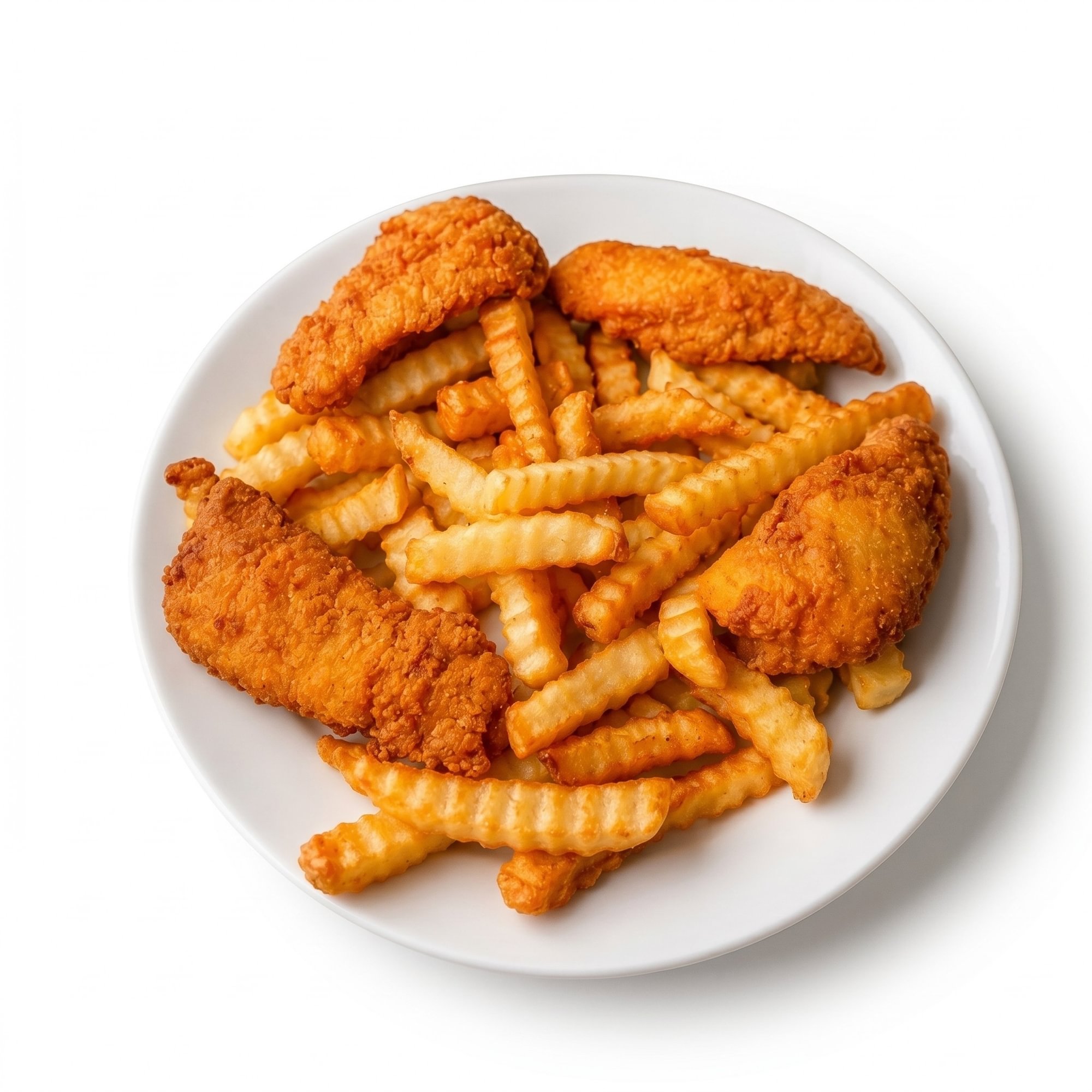 Chicken Fingers with Fries / Tiras de Pollo con Papas