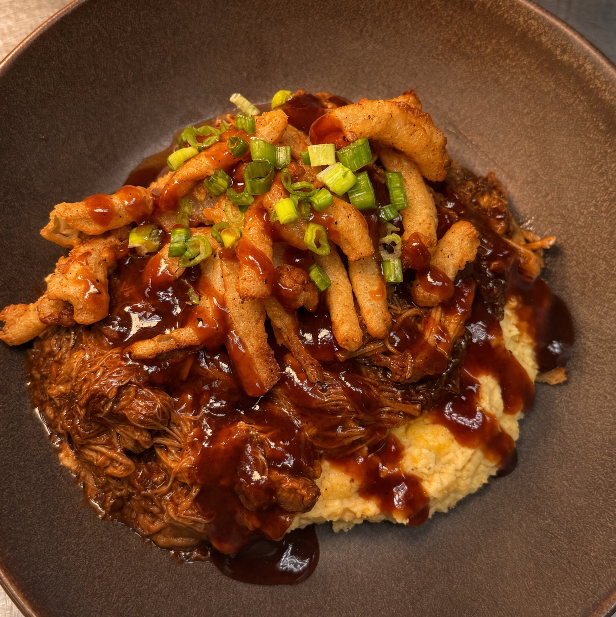 BBQ Pork & Grits