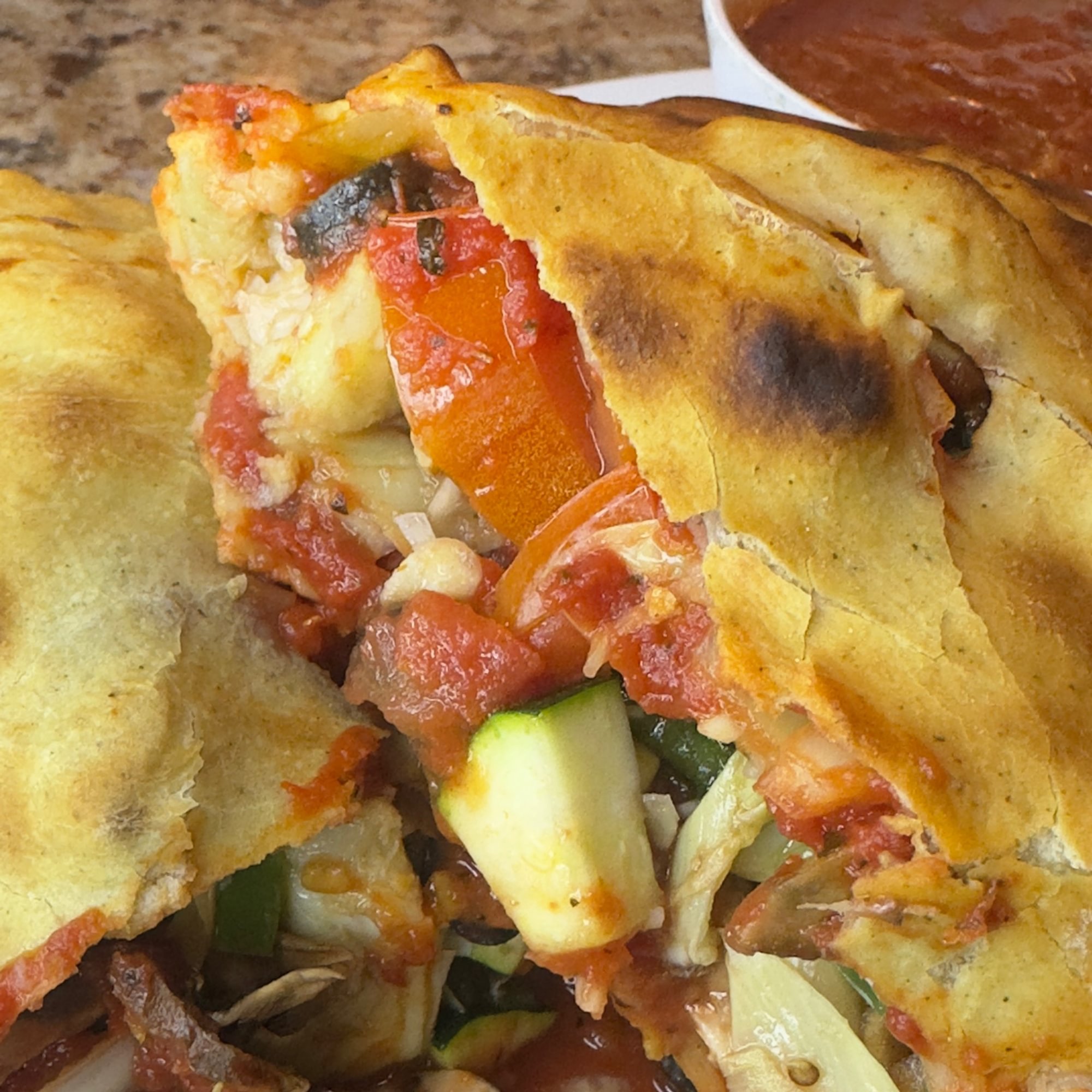 Stromboli (With Salad)