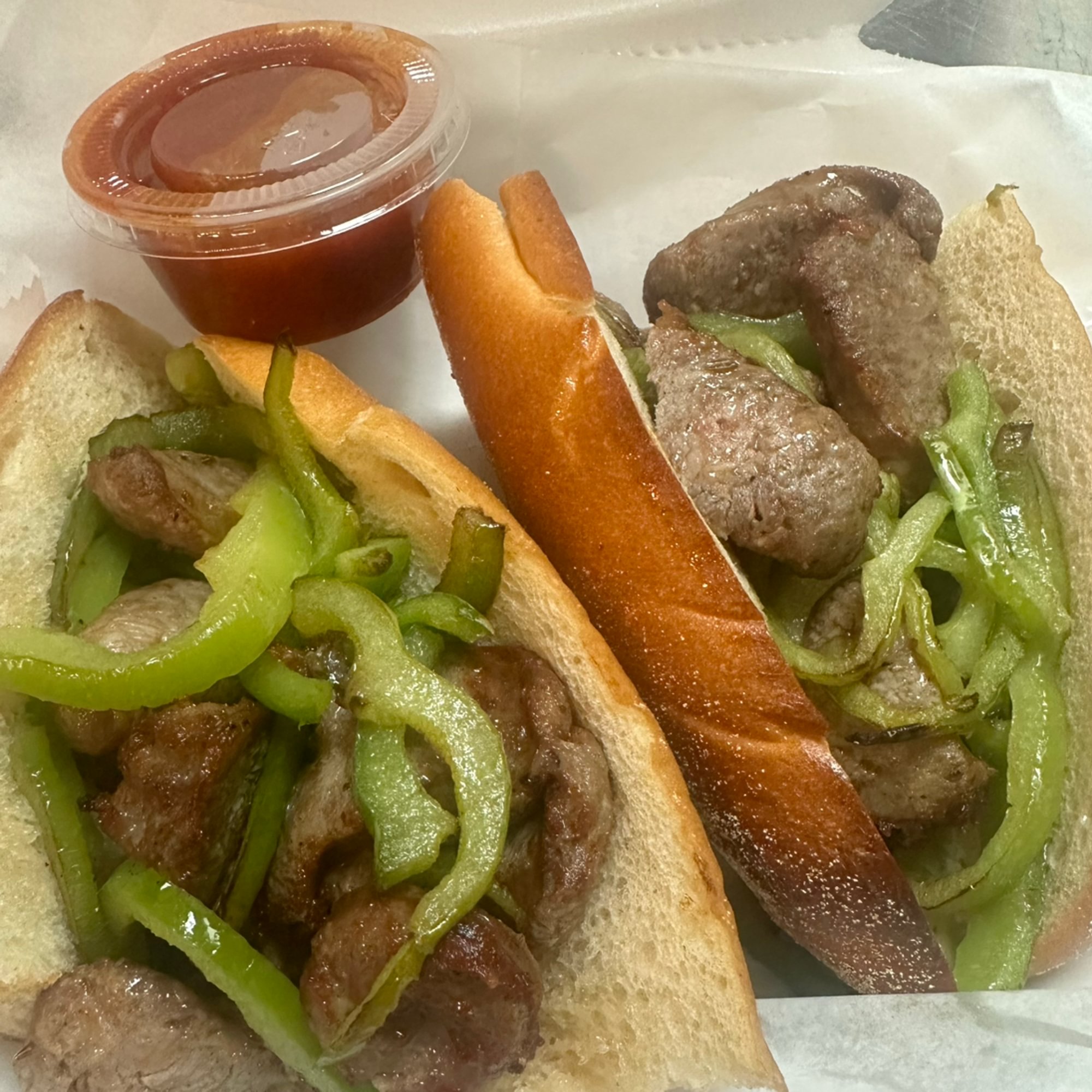 Sausage & Pepper Sandwich