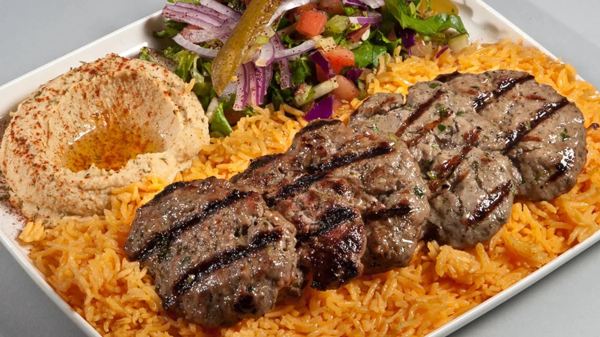 Beef Kefta Kebab Entree