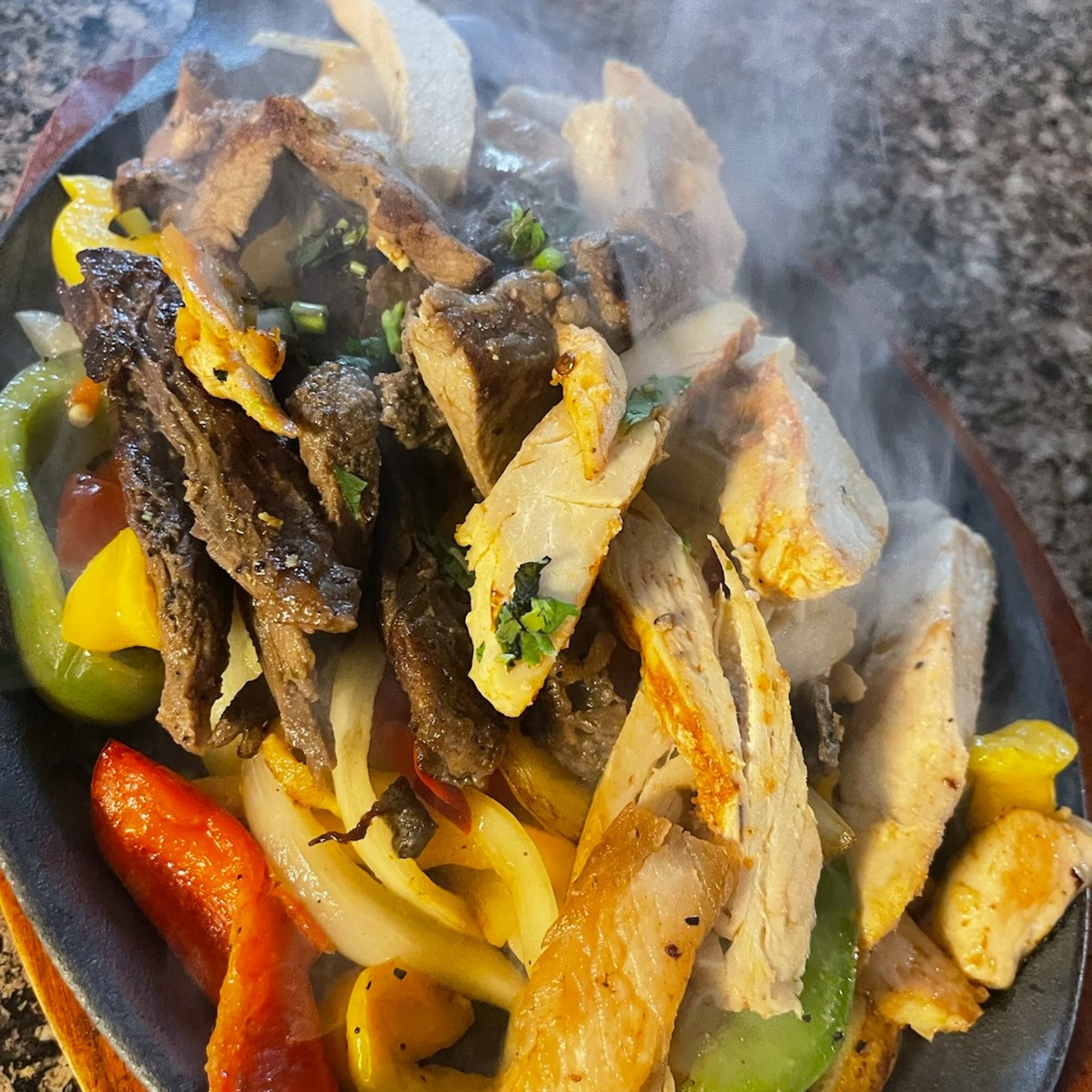 Mixed Chicken & Beef Fajitas