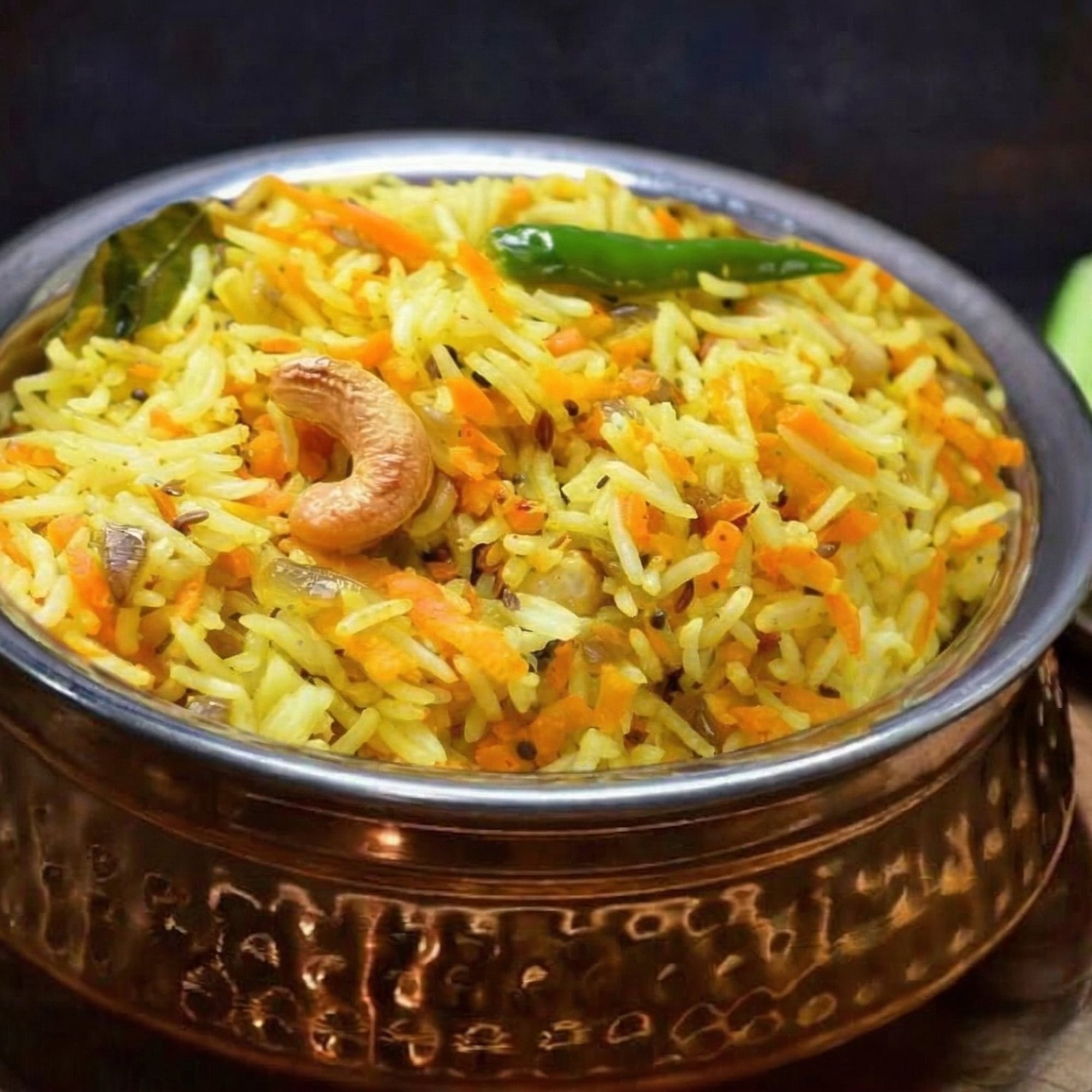 Kaju Tomato Biryani