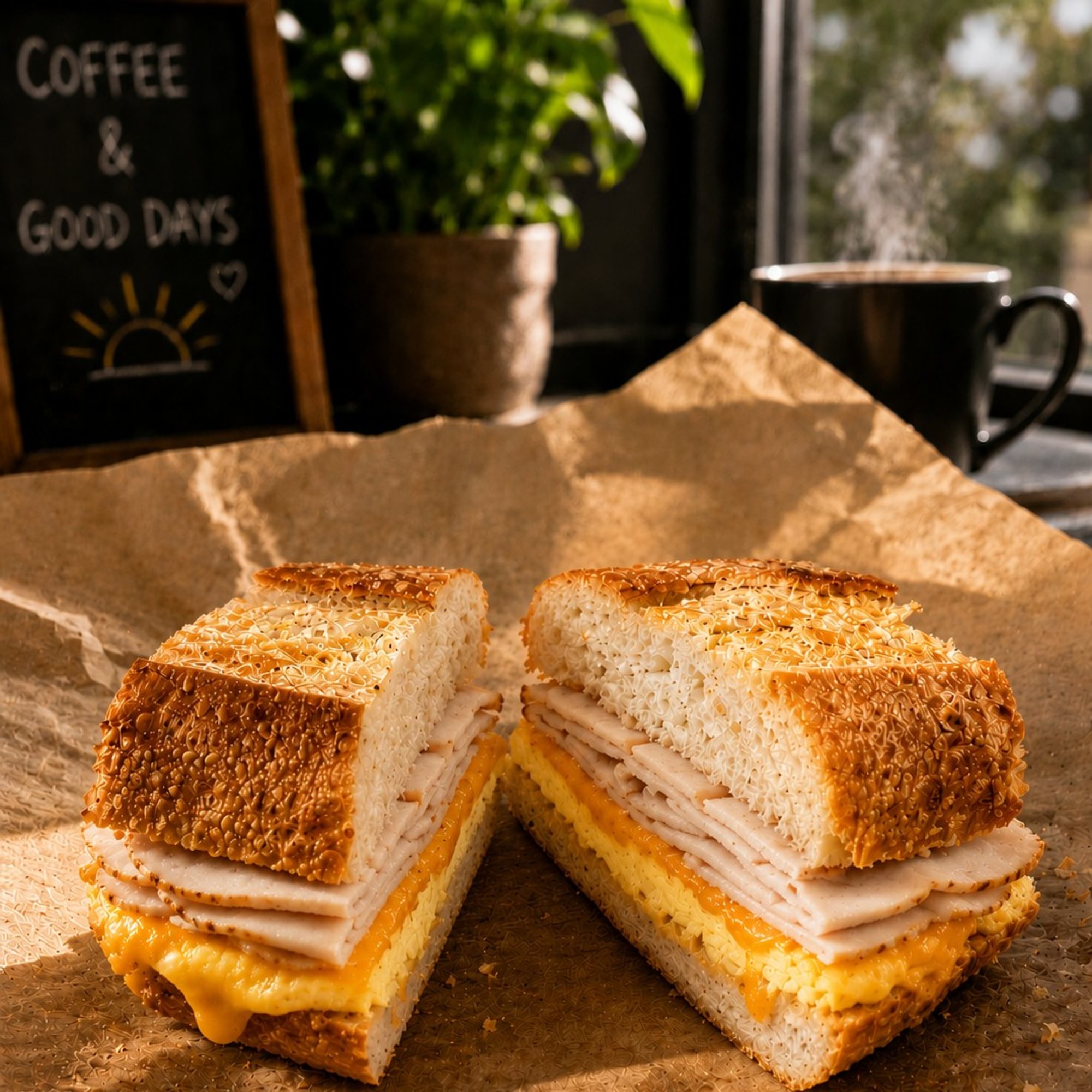 Turkey, Egg & Cheddar