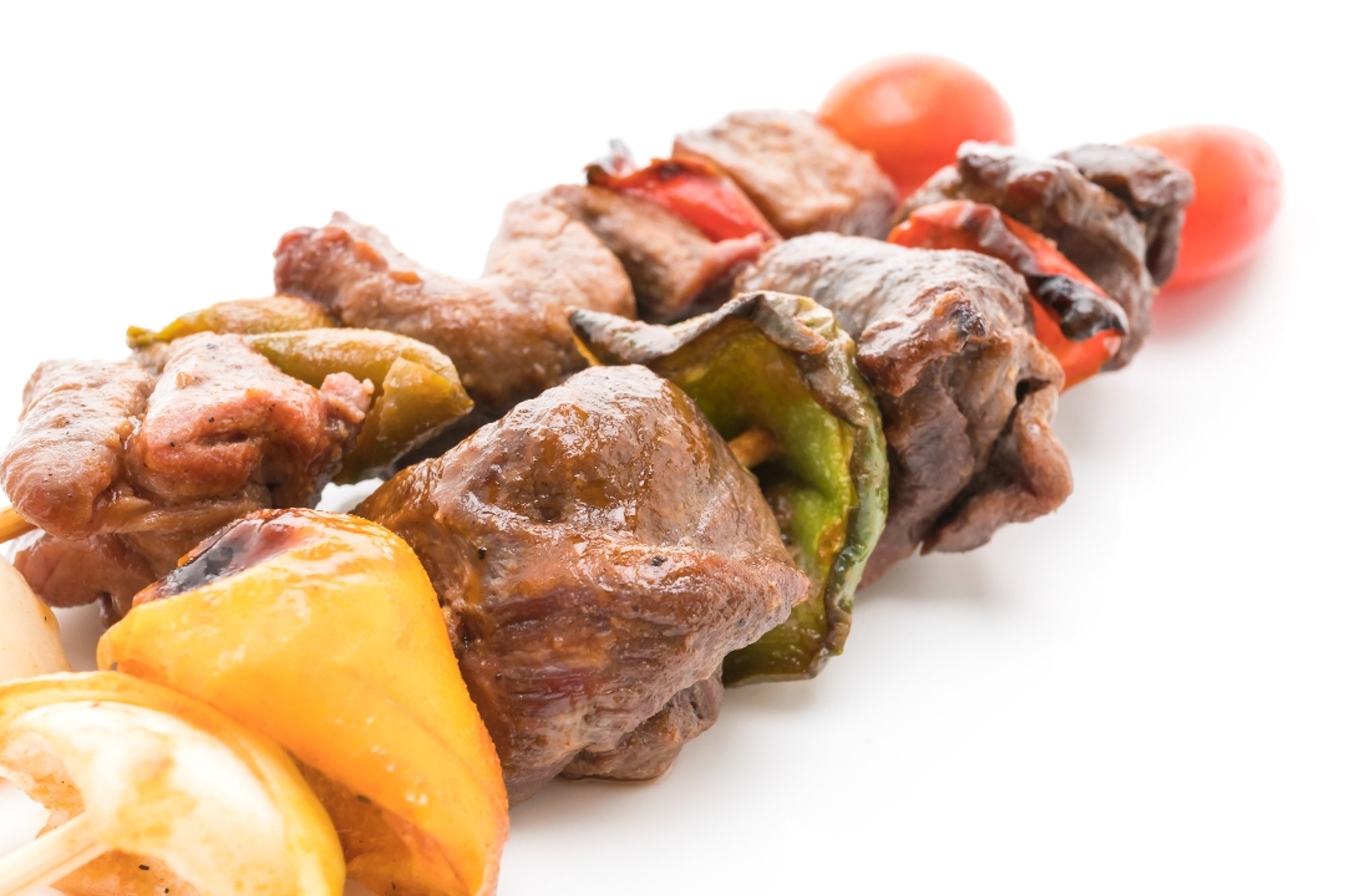 1 beef kabob