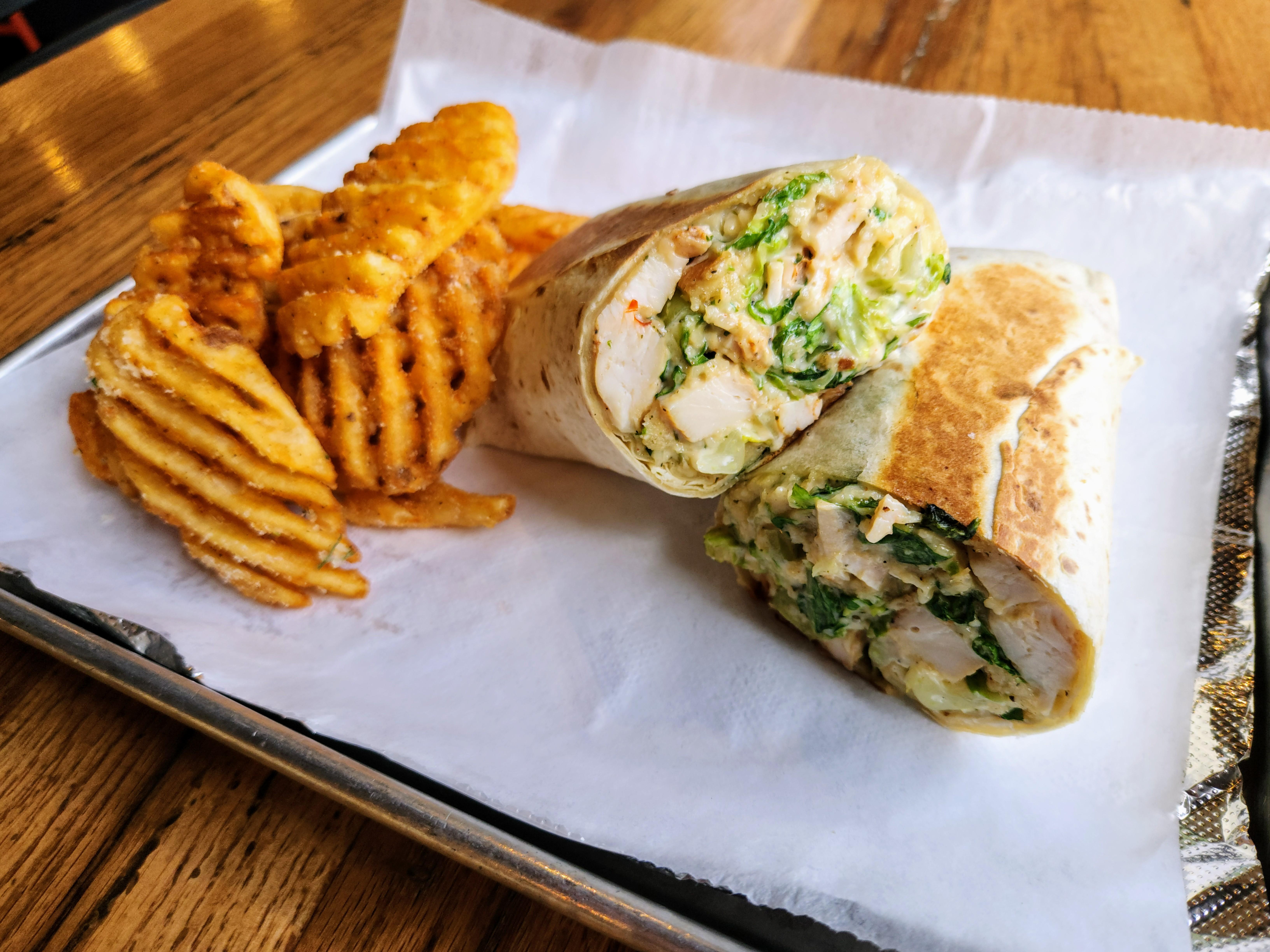 Blackened Chicken Caesar Wrap