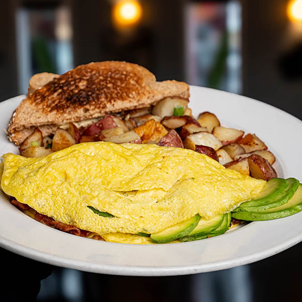 Bacon Avocado Omelette