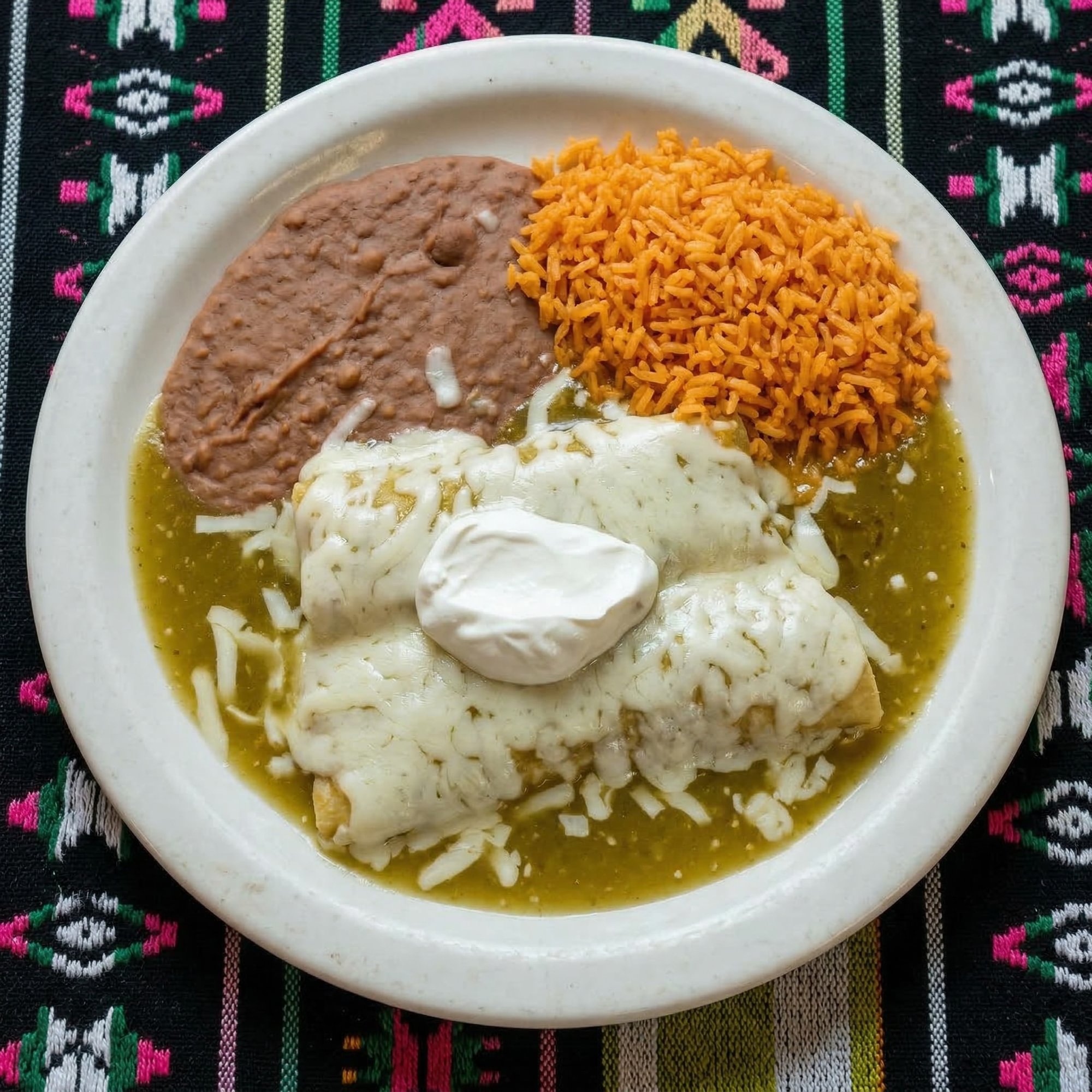 Enchiladas Verdes