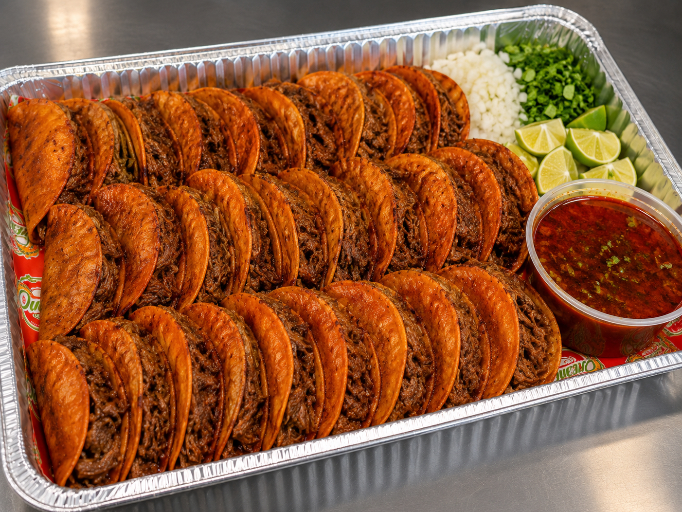 Birria Red Tacos (Catering)