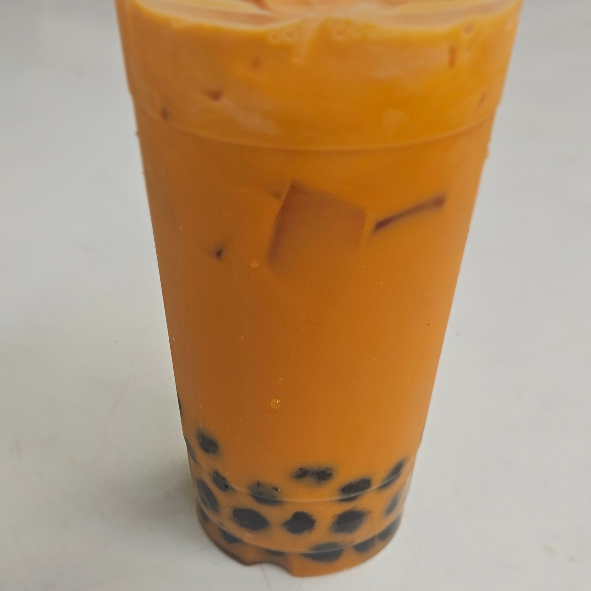 Thai Iced Tea with Boba