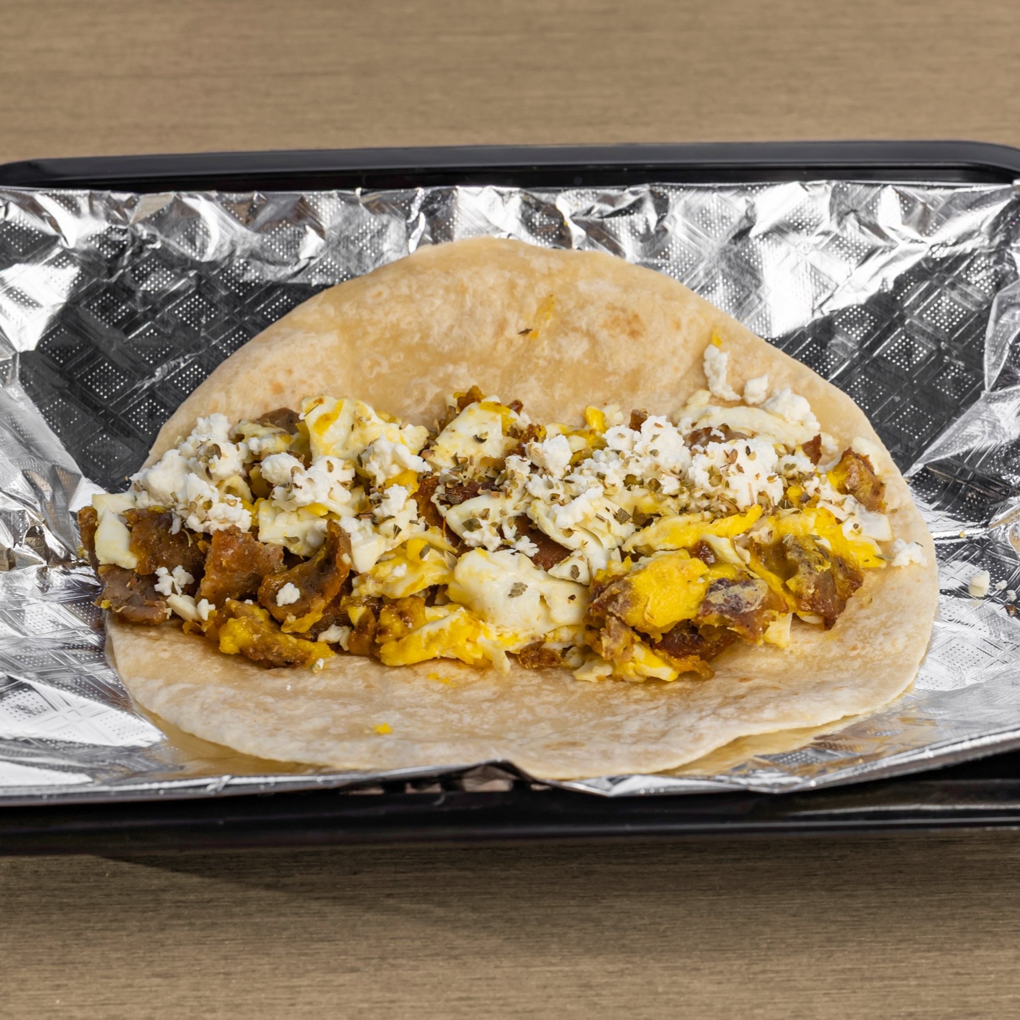 Gyro, Egg & Feta Taco