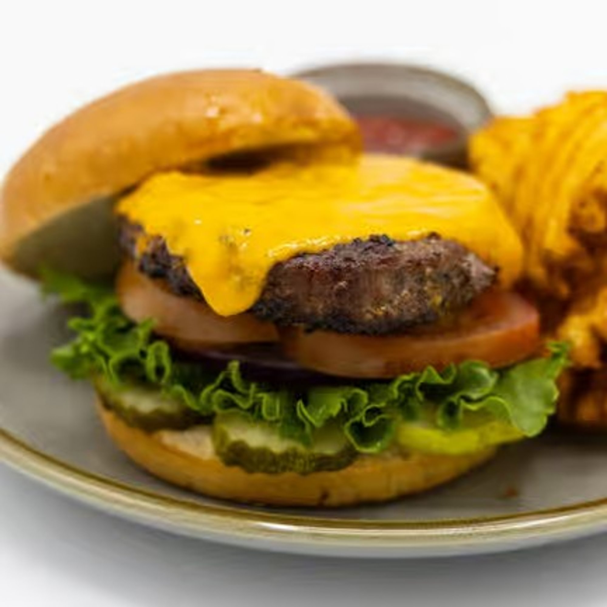 1/2 Lb. All-American Cheeseburger Sandwich